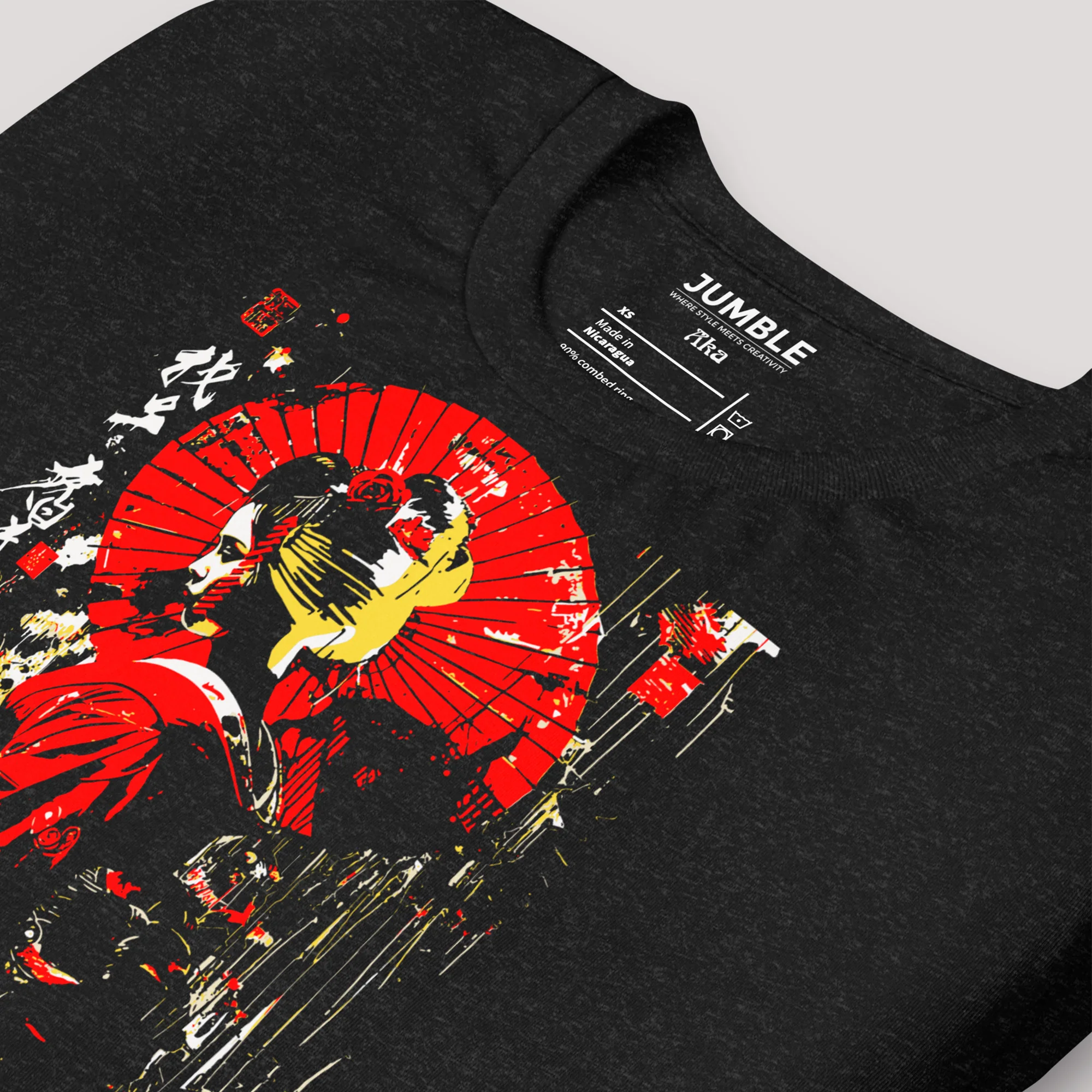 Aka (赤) Modern Regular Fit T-Shirt | Bella+Canvas - Image 11