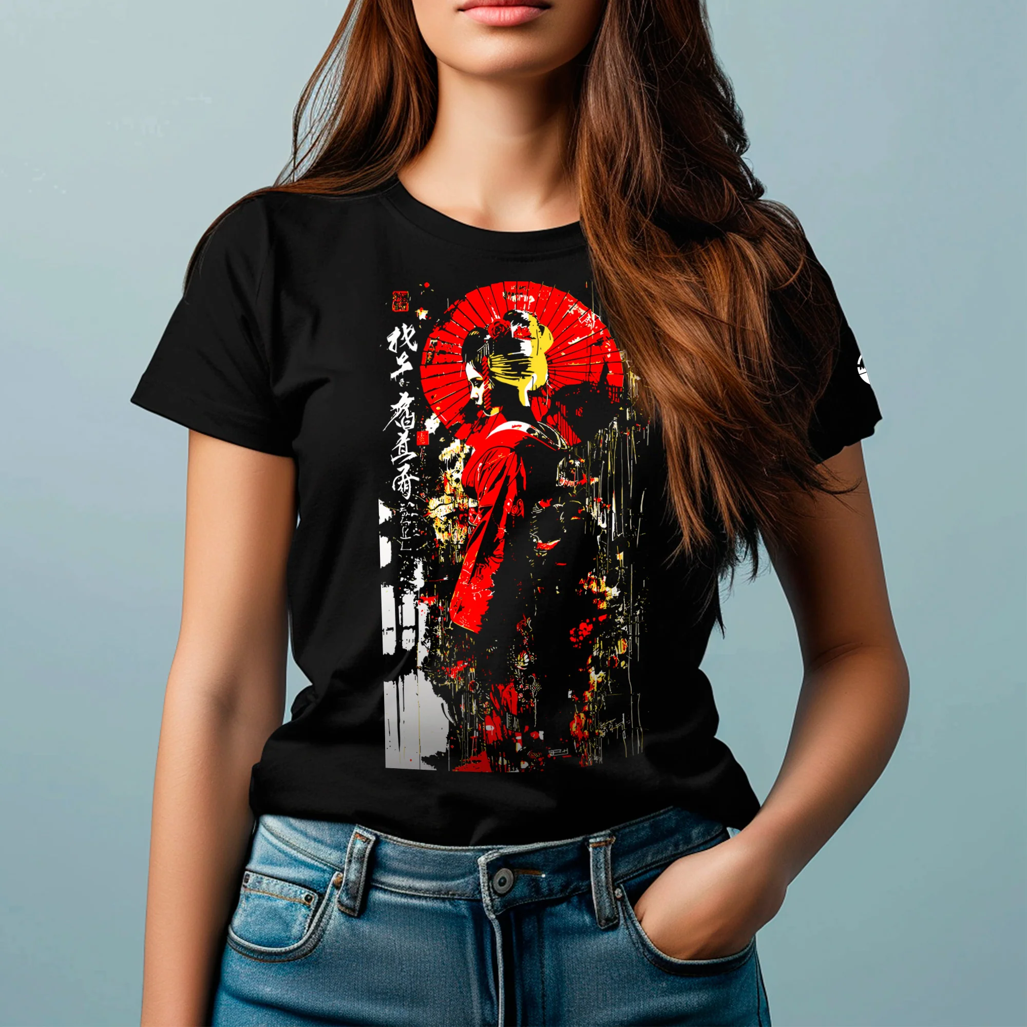 Aka (赤) Modern Regular Fit T-Shirt | Bella+Canvas - Image 2