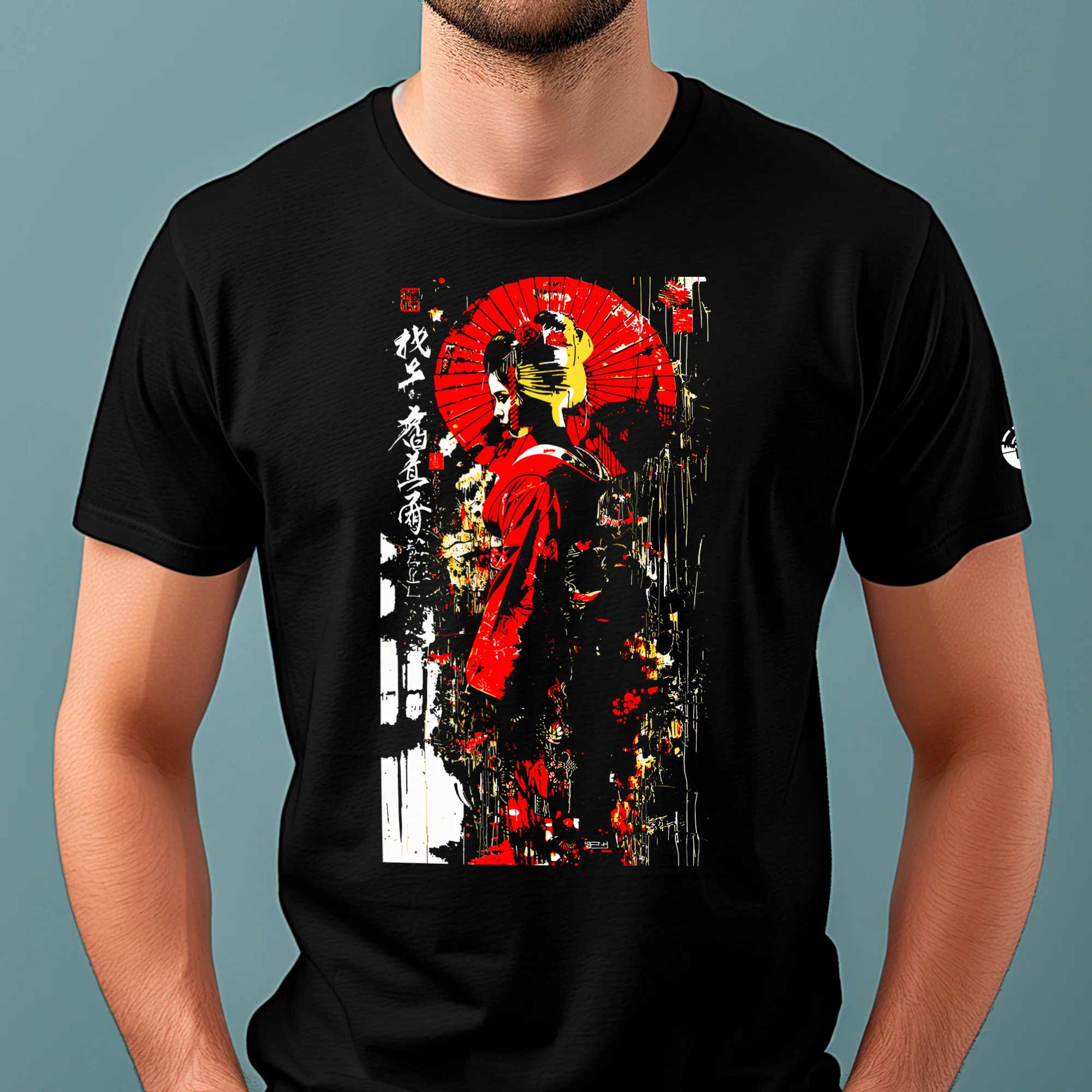 Aka (赤) Modern Regular Fit T-Shirt | Bella+Canvas - Image 3