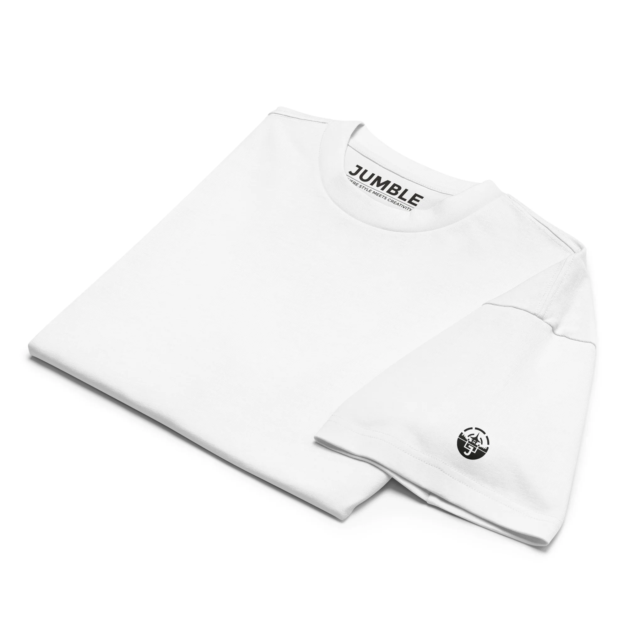 Aka Shu Ren Men’s Boxy Heavyweight T-Shirt (Back Print) | Cotton Heritage - Image 4