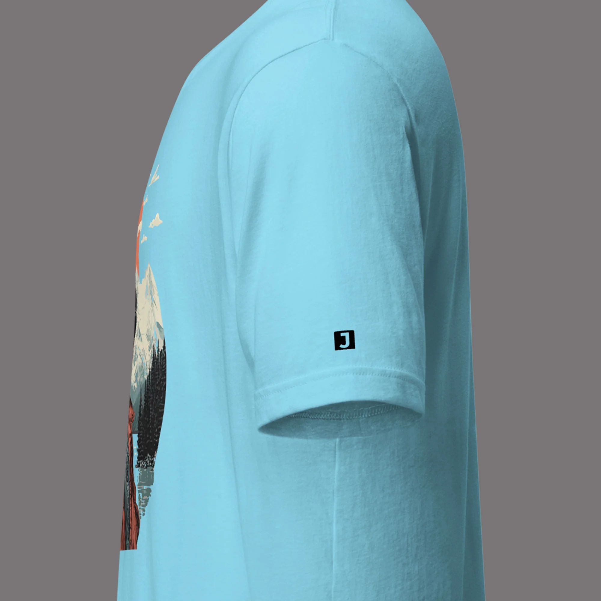 Alpine Cool Modern Regular Fit T-Shirt | Bella+Canvas - Image 4