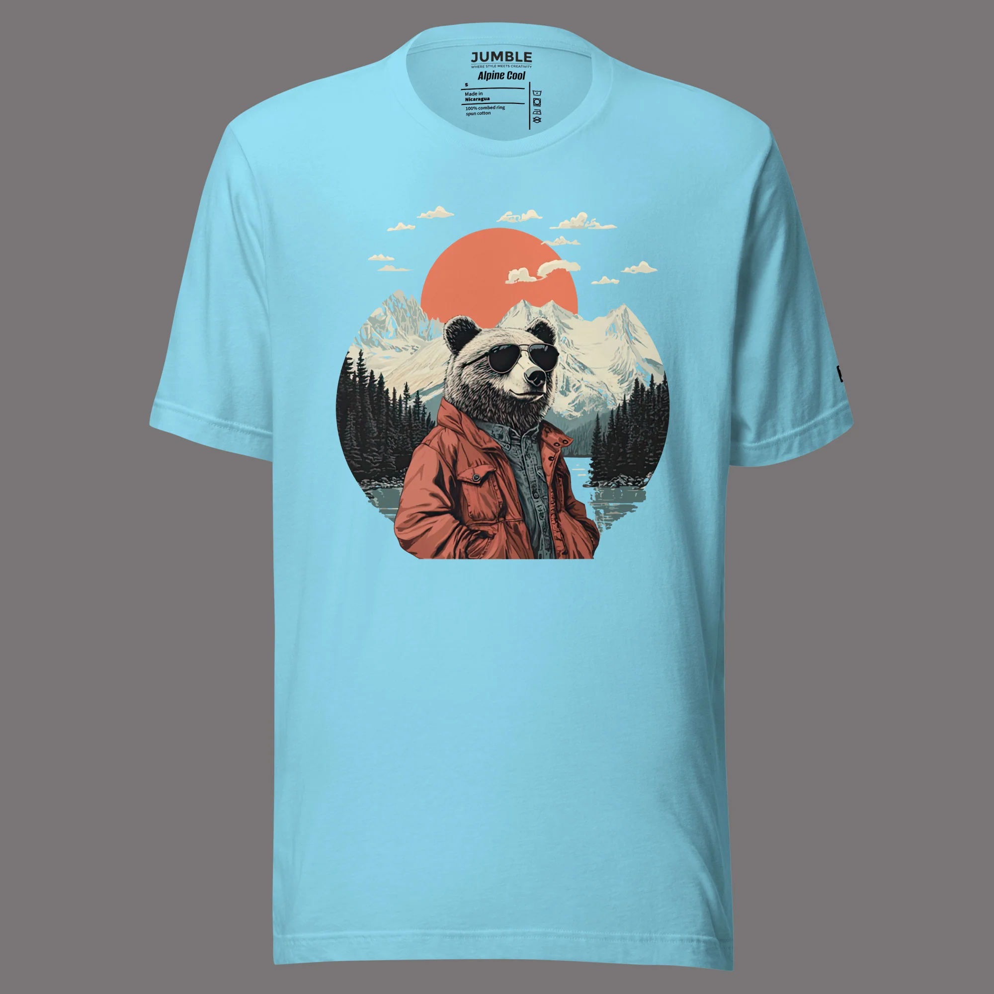 Alpine Cool Modern Regular Fit T-Shirt | Bella+Canvas - Image 5