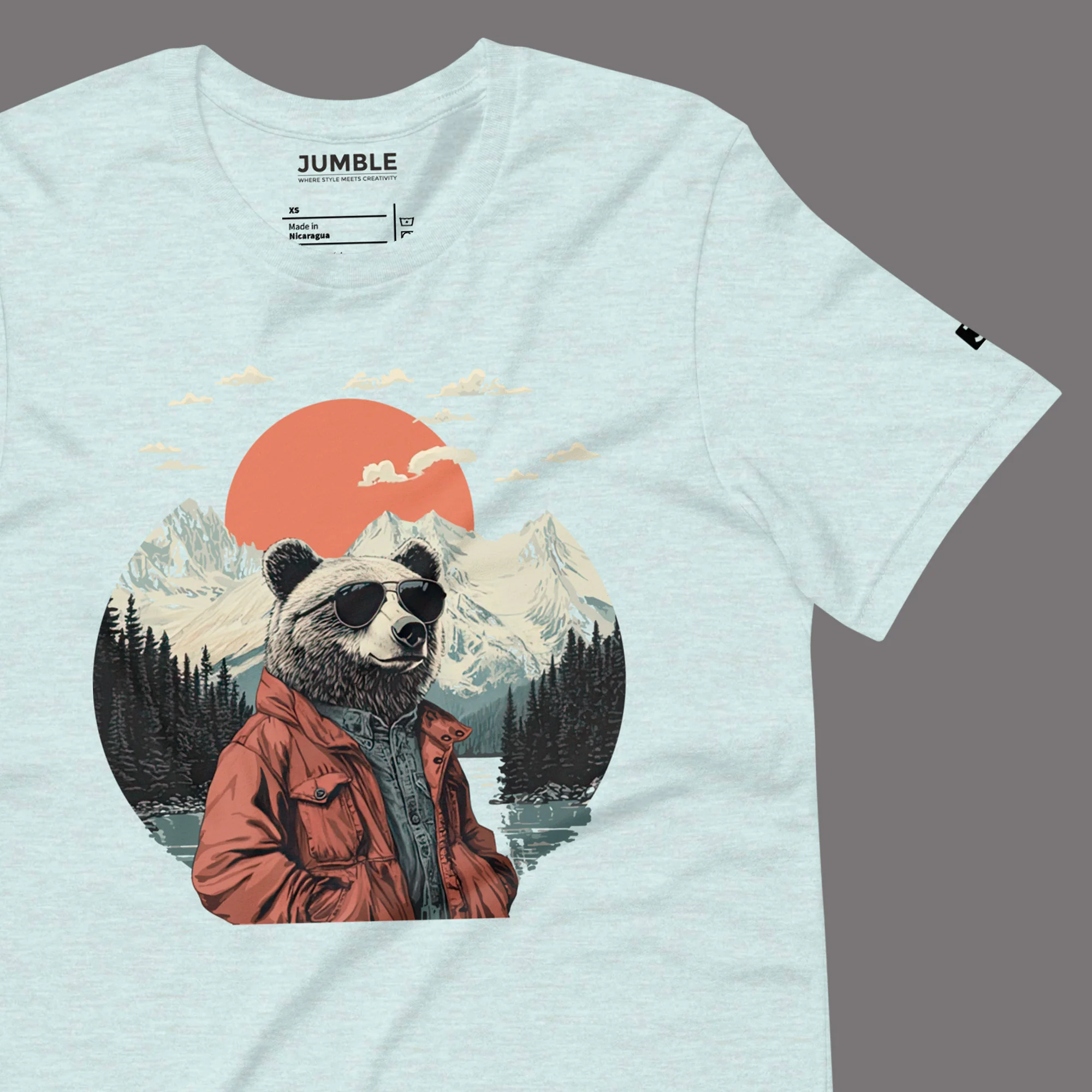 Alpine Cool Modern Regular Fit T-Shirt | Bella+Canvas - Image 7