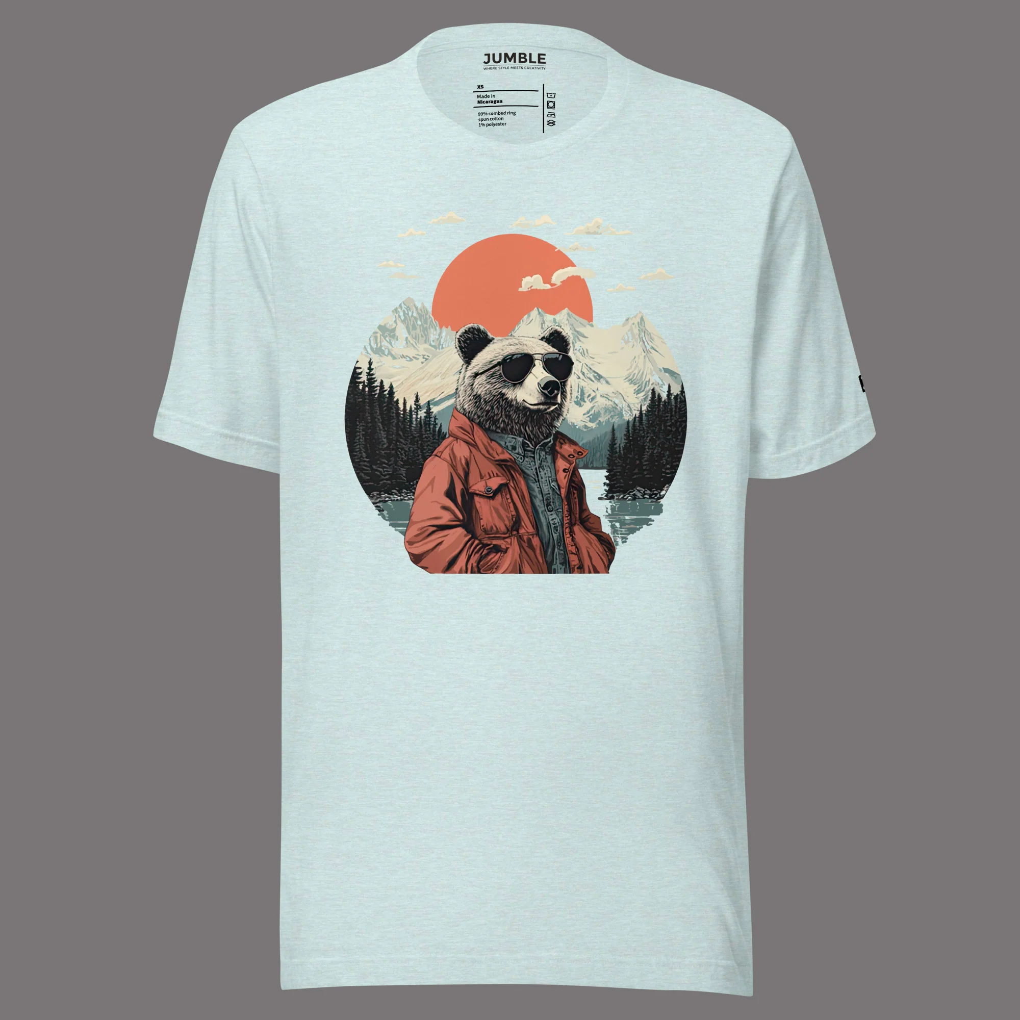 Alpine Cool Modern Regular Fit T-Shirt | Bella+Canvas - Image 9