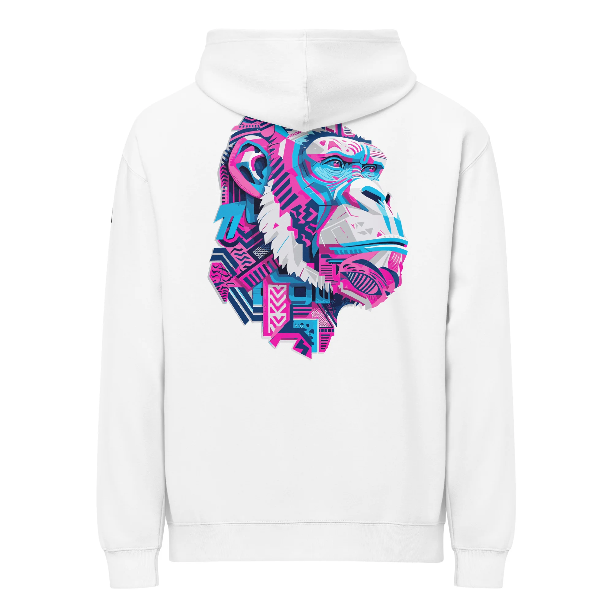 Apollo Pop Men’s Oversized Boxed Hoodie (back print) | Cotton Heritage