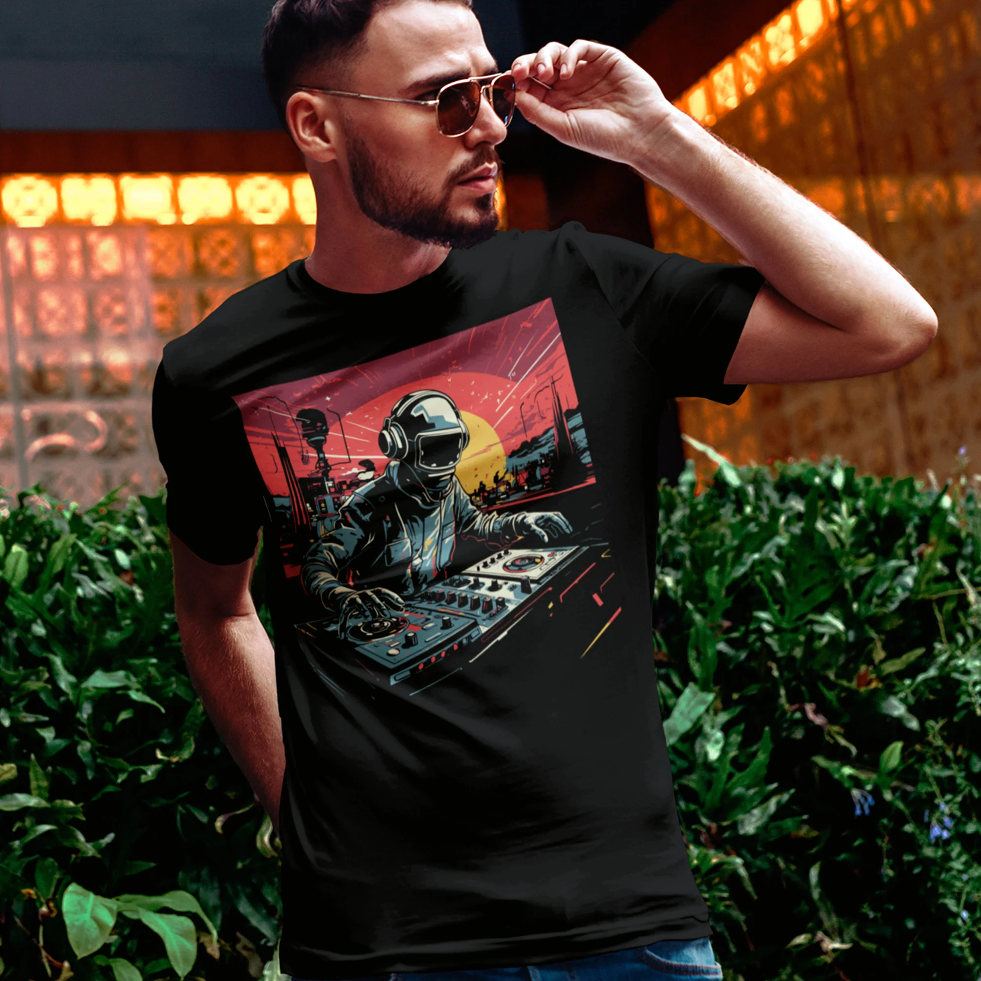Astral Grooves Modern Regular Fit T-Shirt | Bella+Canvas - Image 2