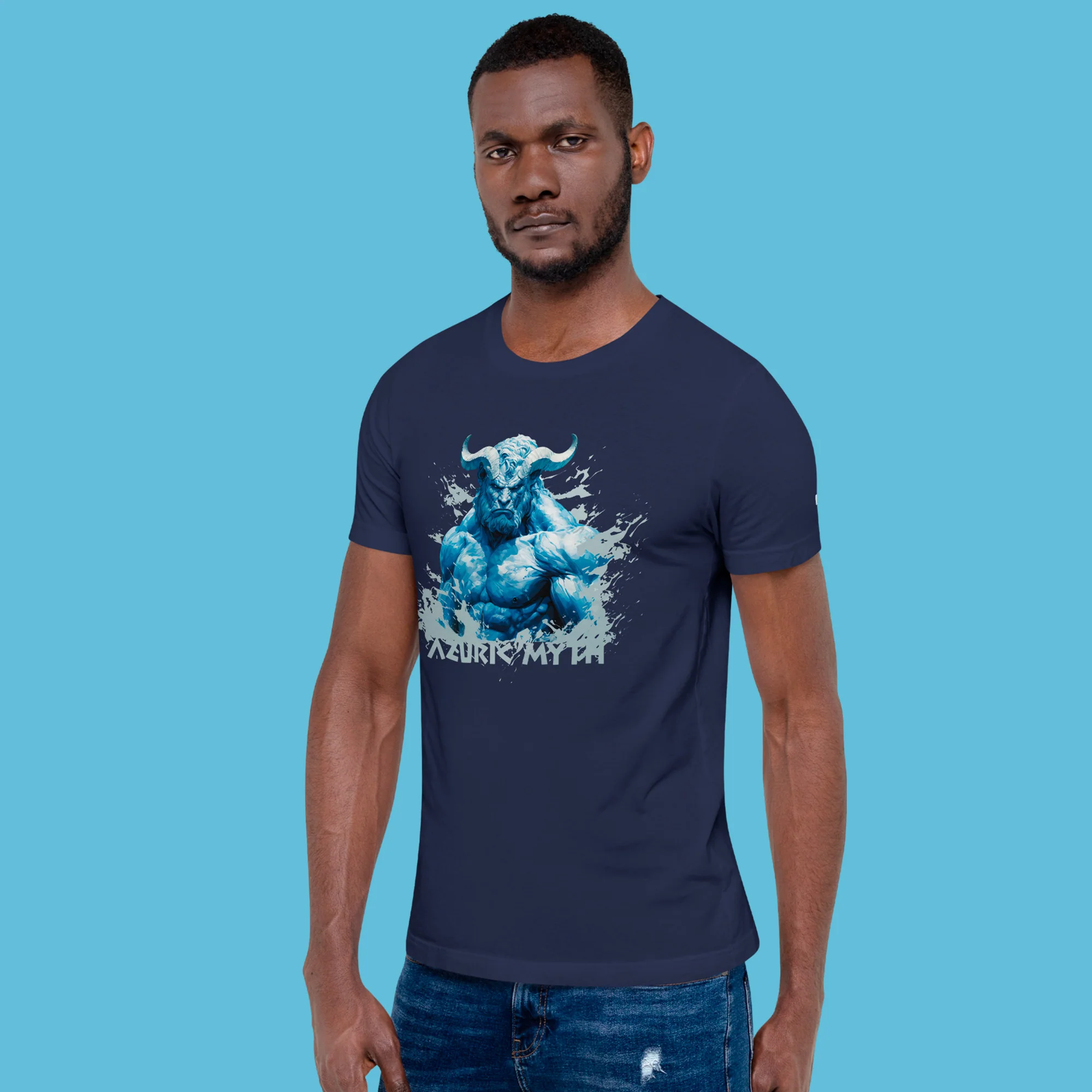 Azuric Myth Modern Regular Fit T-Shirt | Bella+Canvas - Image 6