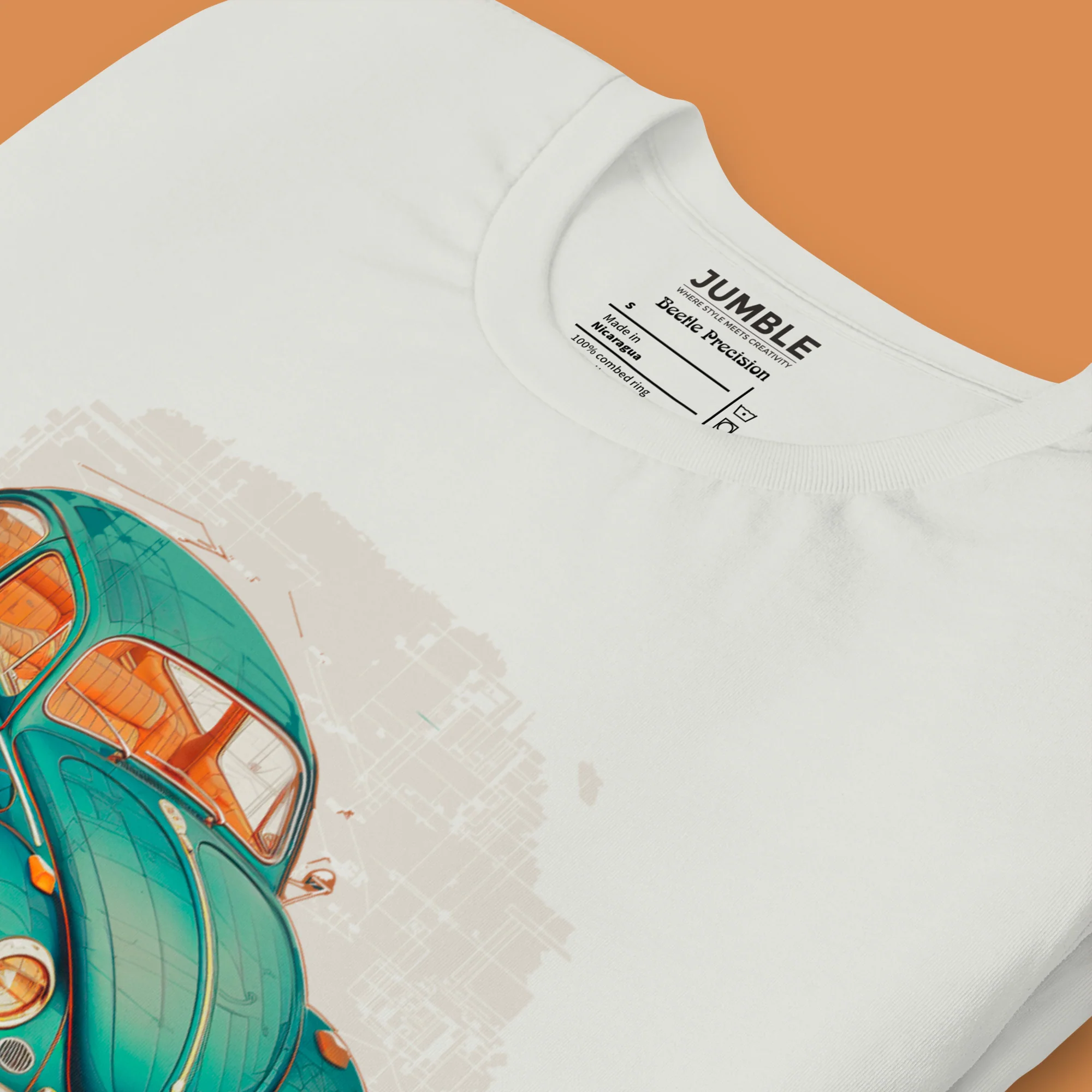 Beetle Precision Modern Regular Fit T-Shirt | Bella+Canvas - Image 6