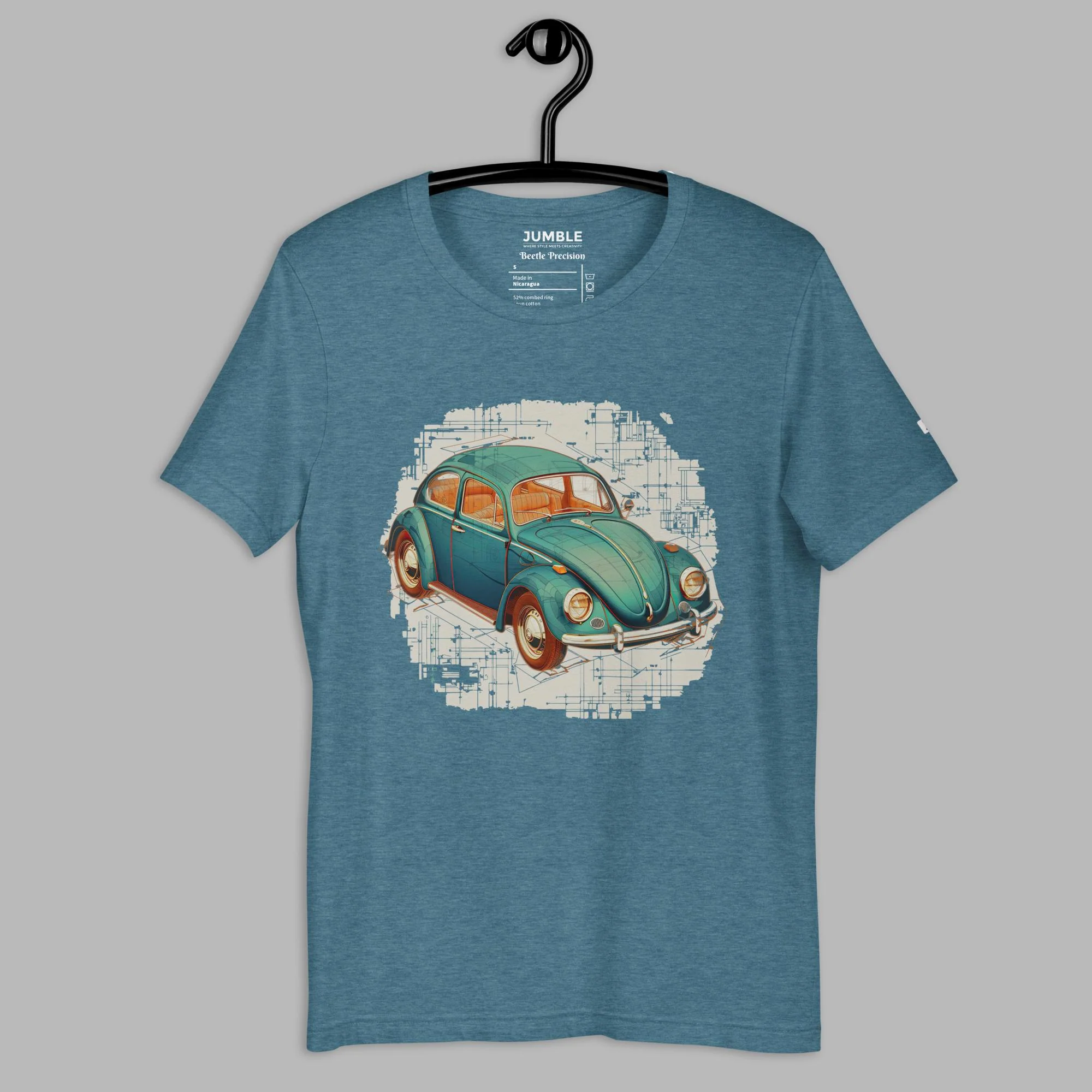 Beetle Precision Modern Regular Fit T-Shirt | Bella+Canvas - Image 8