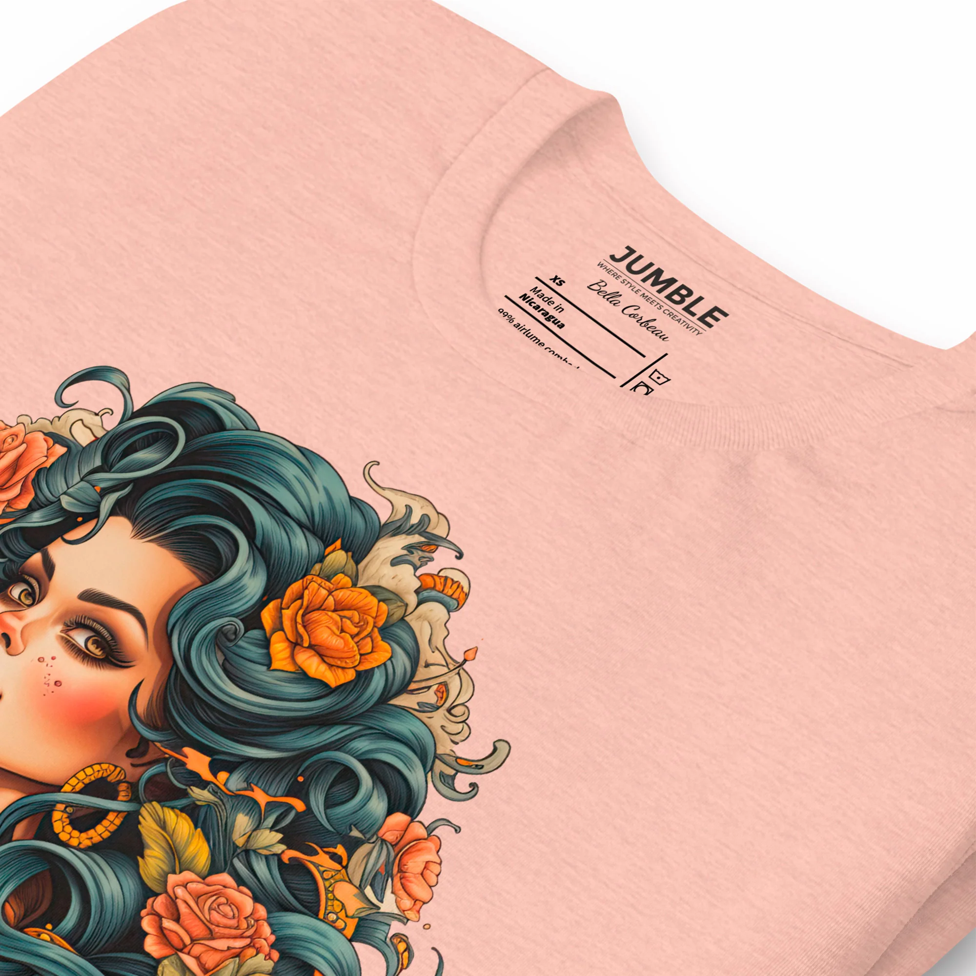 Bella Corbeau Modern Regular Fit T-Shirt | Bella+Canvas - Image 4