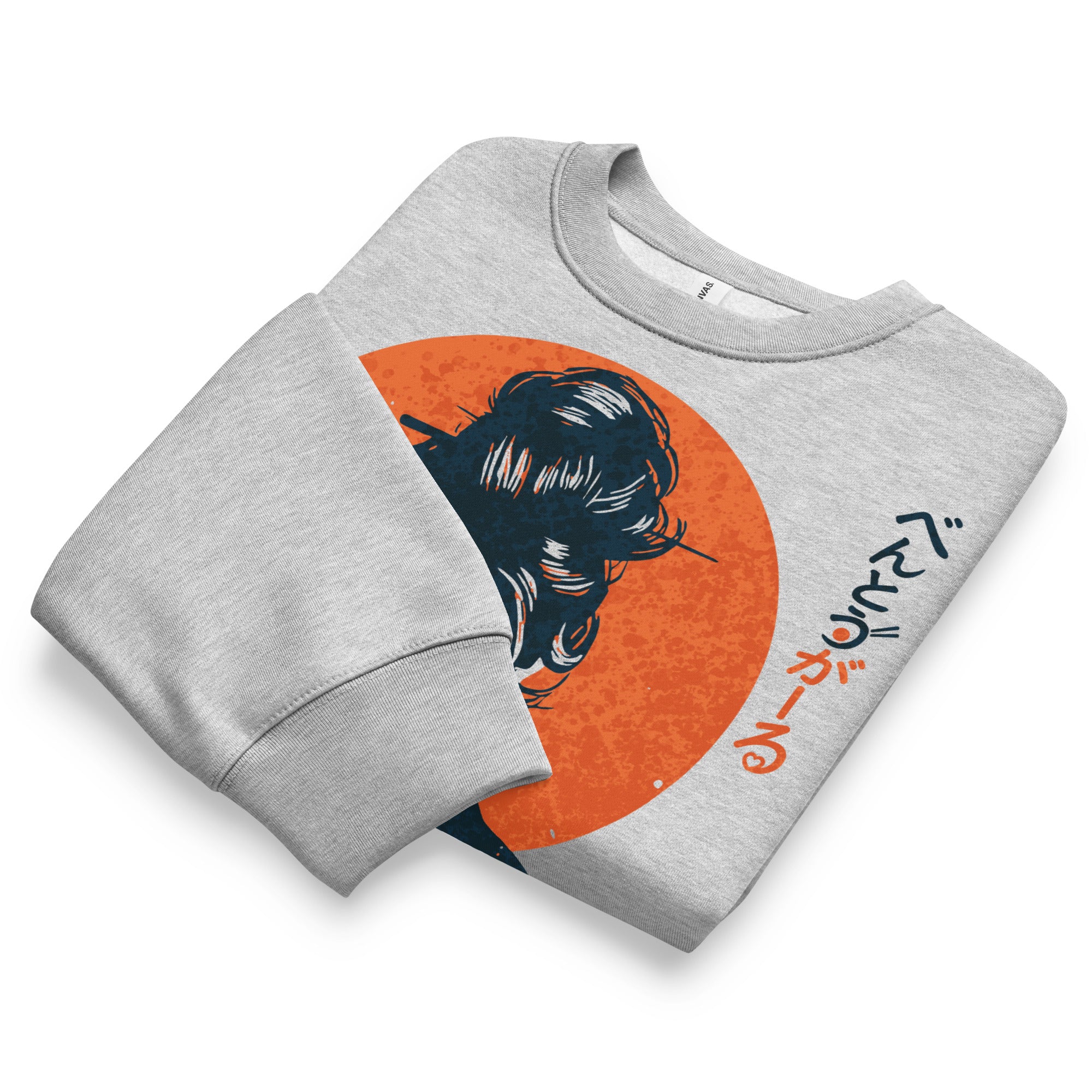 Bentō Gāru Oversized Heavyweight Sweatshirt | Bella + Canvas - Image 3