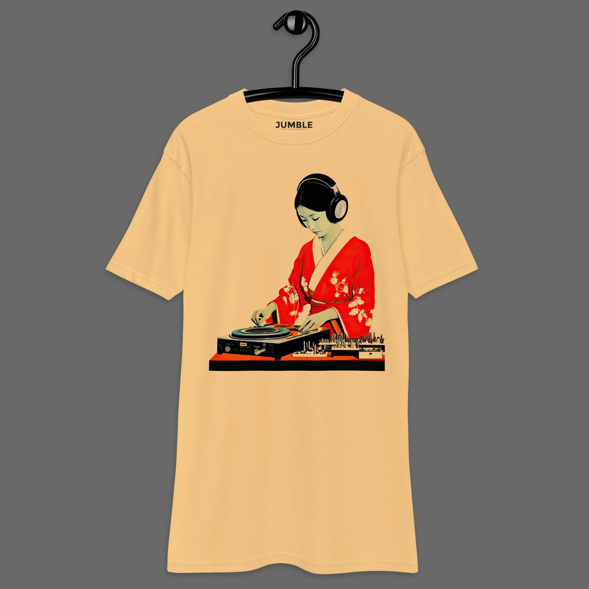 Bonsai Beat Men's Premium Heavyweight T-Shirt | Cotton Heritage