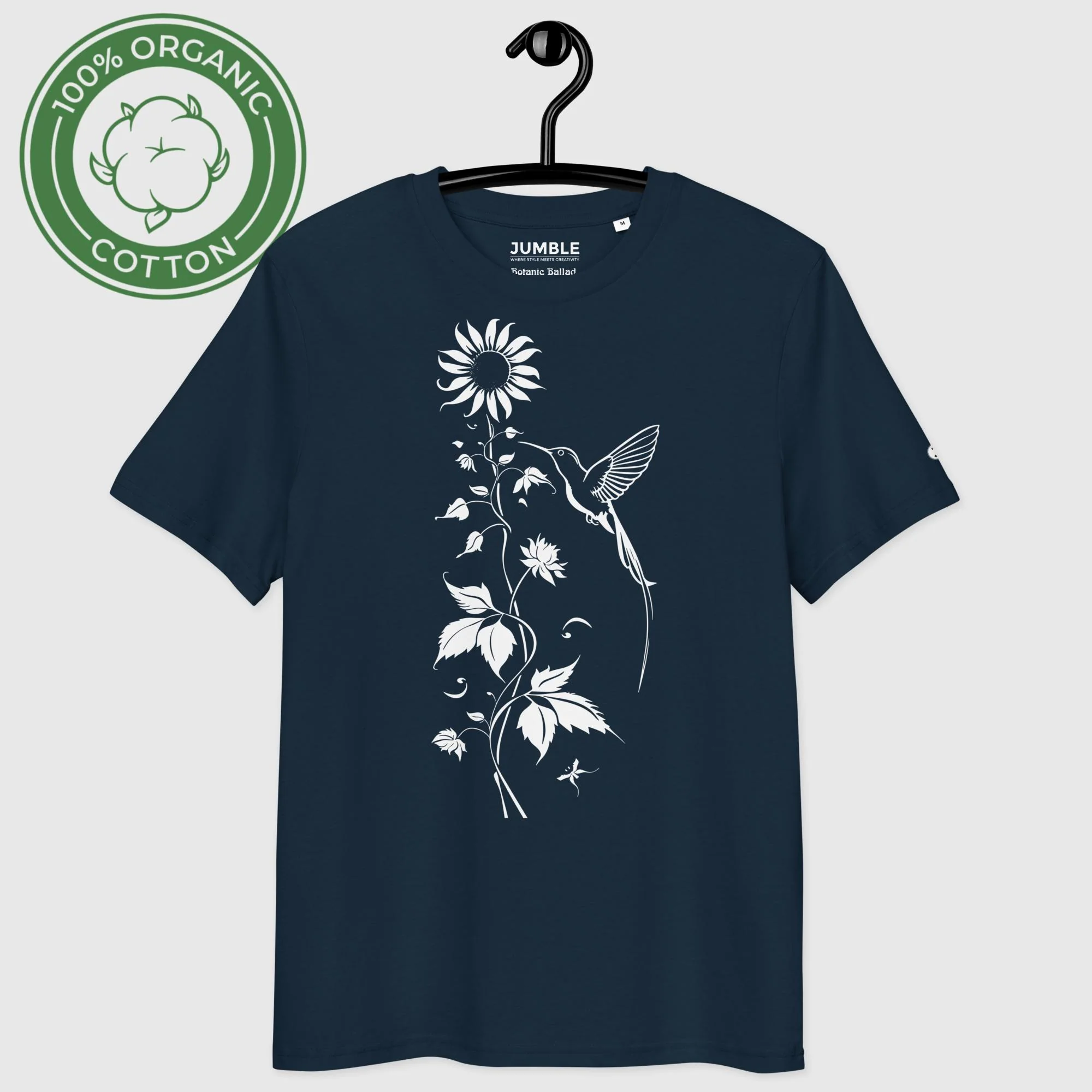 Botanic Ballad Premium Organic Cotton Medium Fit T-Shirt | Stanley/Stella - Image 4