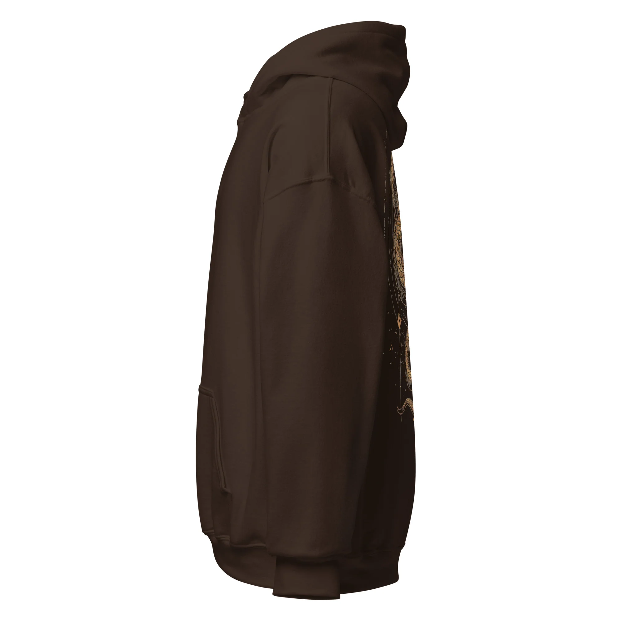 Brass Serpent Classic Hoodie (back print)  | Gildan  | Gildan - Image 3