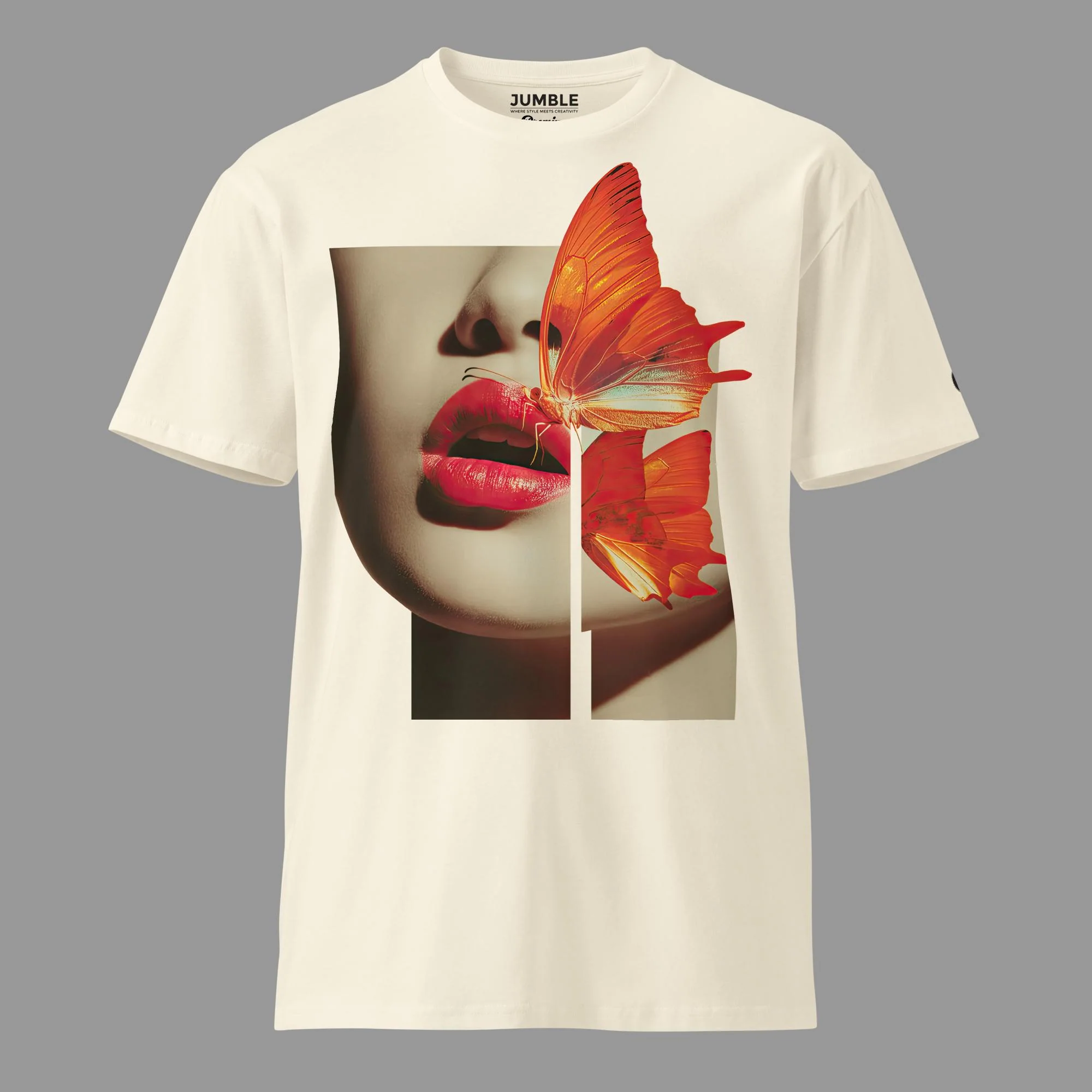 Butterfly Kissed Premium Regular Fit T-Shirt | AS Colour