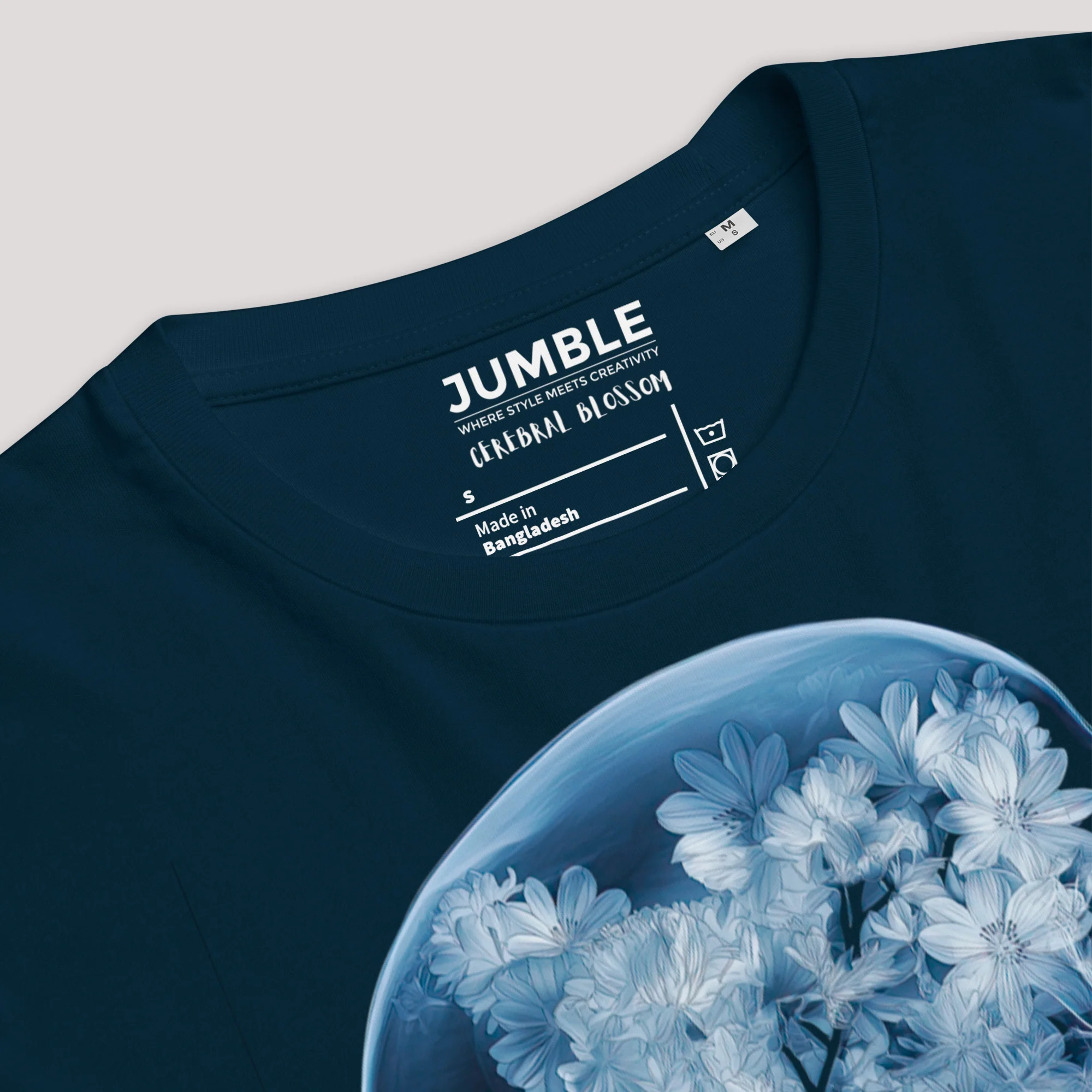Cerebral Blossom Premium Organic Cotton Medium Fit T-Shirt | Stanley/Stella - Image 3