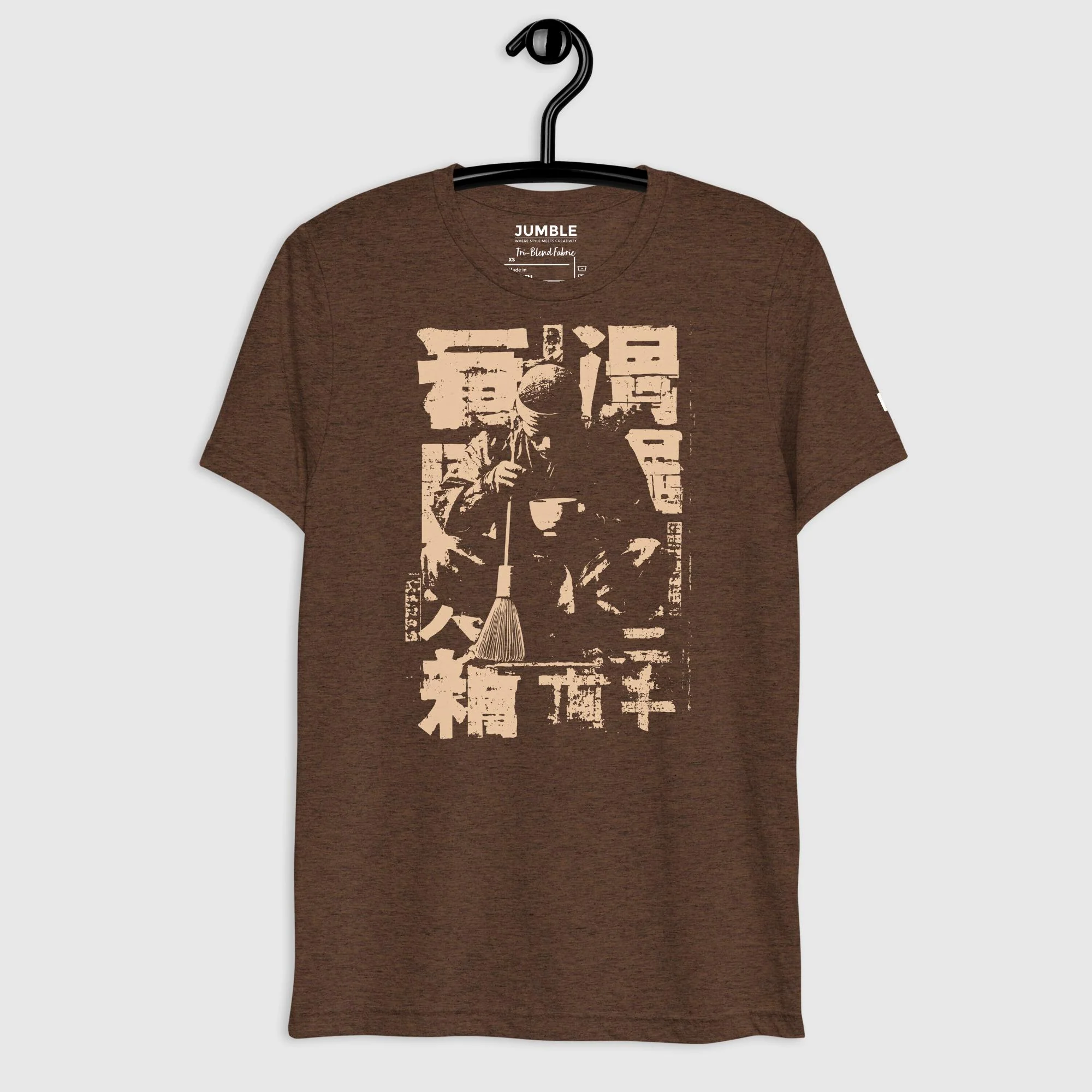 Chadō Ghost Lightweight Short Sleeve Vintage T-Shirt | Tri-Blend - Image 2