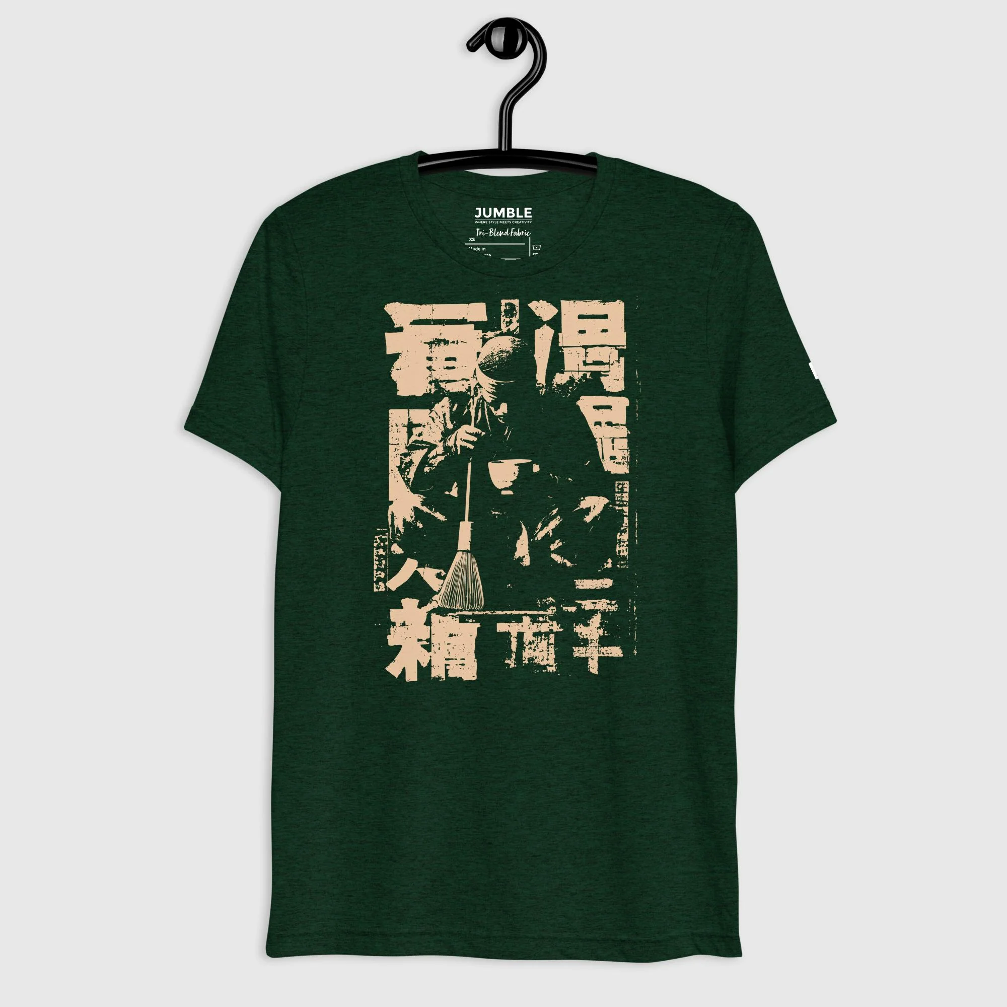 Chadō Ghost Lightweight Short Sleeve Vintage T-Shirt | Tri-Blend - Image 3