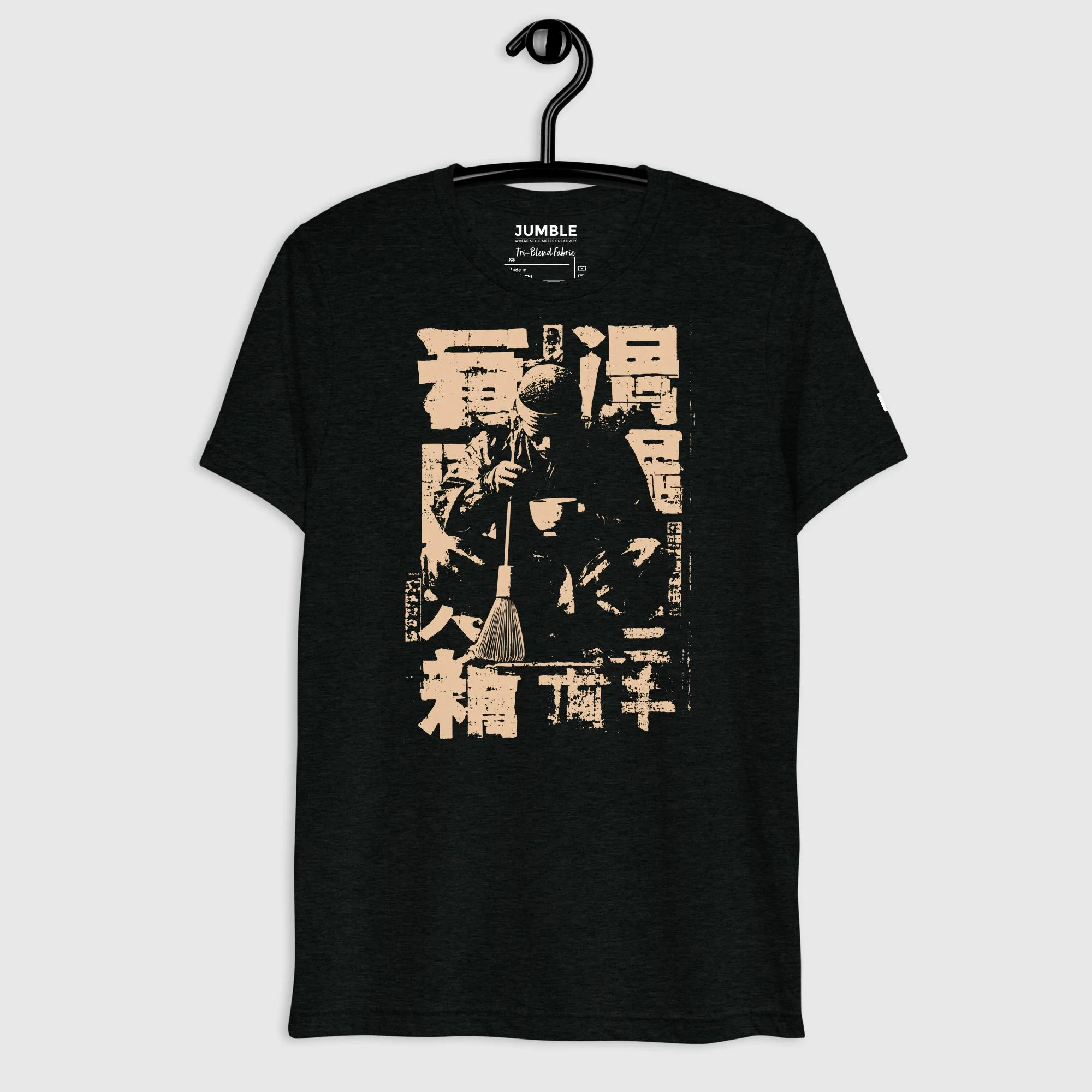 Chadō Ghost Lightweight Short Sleeve Vintage T-Shirt | Tri-Blend - Image 4