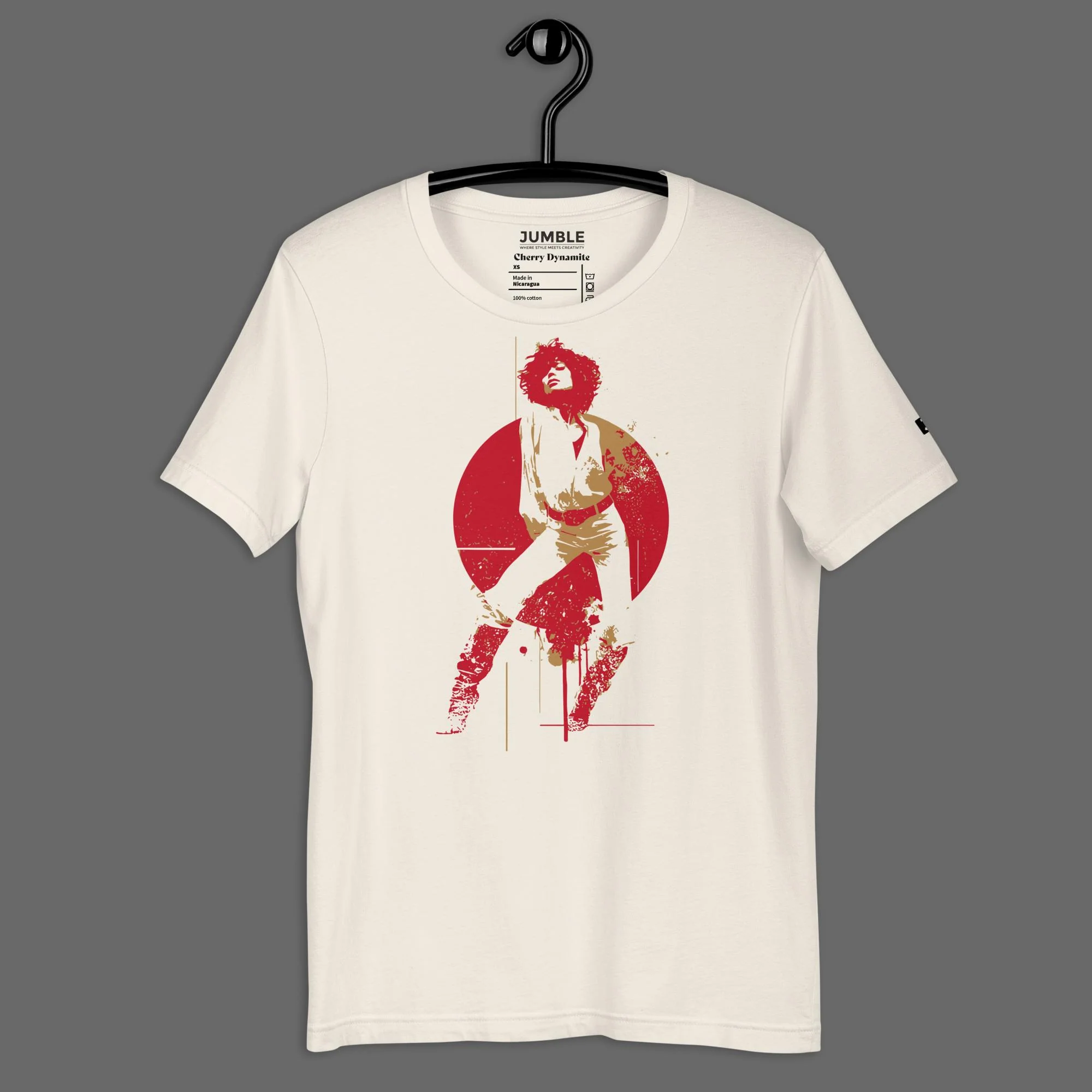 Cherry Dynamite Modern Regular Fit T-Shirt | Bella+Canvas