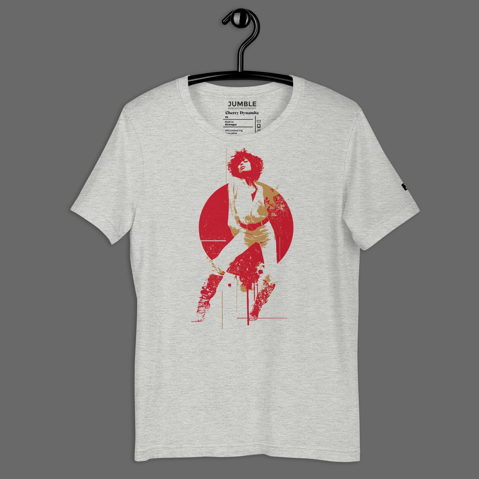 Cherry Dynamite Modern Regular Fit T-Shirt | Bella+Canvas - Image 4