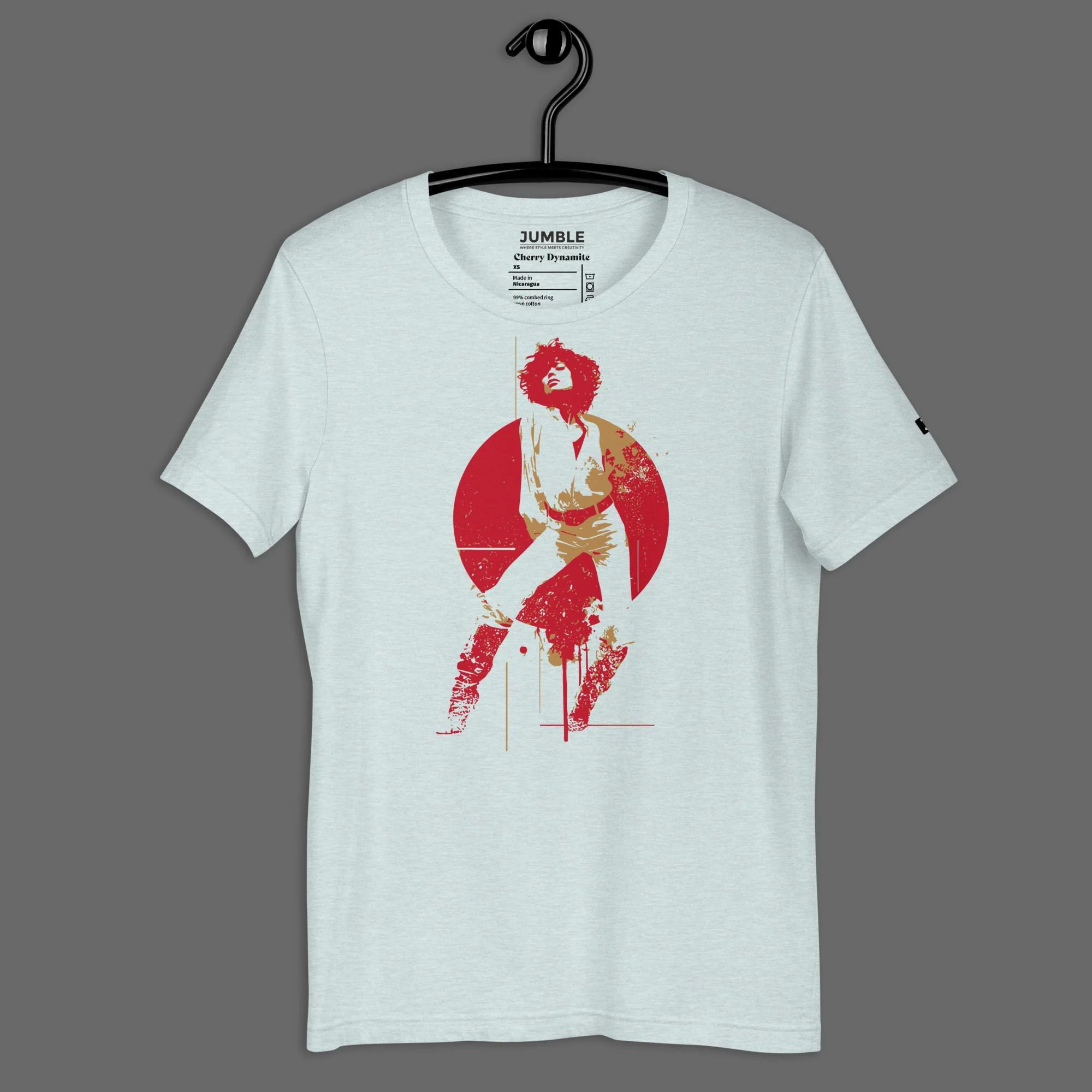 Cherry Dynamite Modern Regular Fit T-Shirt | Bella+Canvas - Image 5