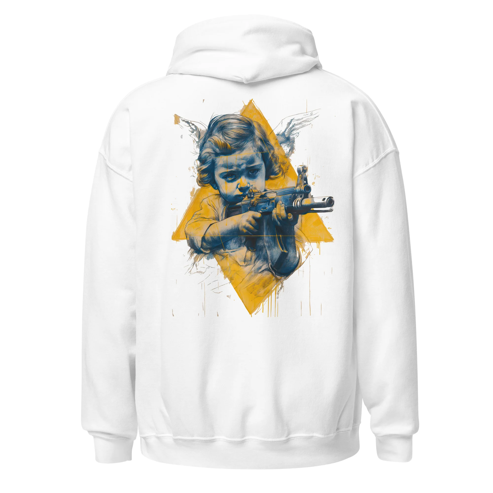 Cherubic Paradox Classic Hoodie (back print)  | Gildan  | Gildan - Image 4
