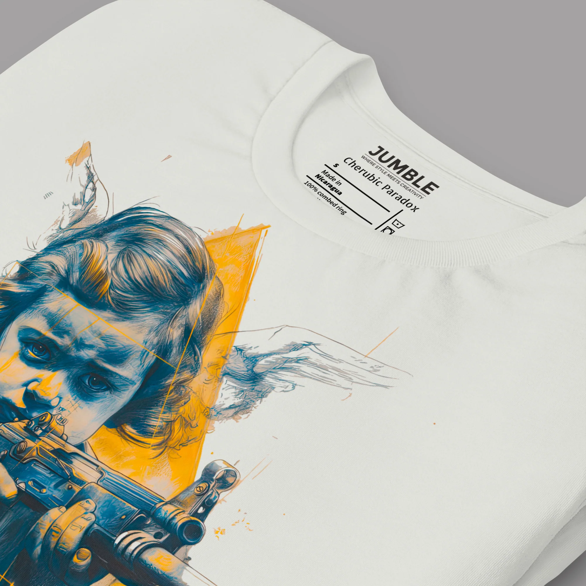 Cherubic Paradox Modern Regular Fit T-Shirt | Bella+Canvas - Image 7