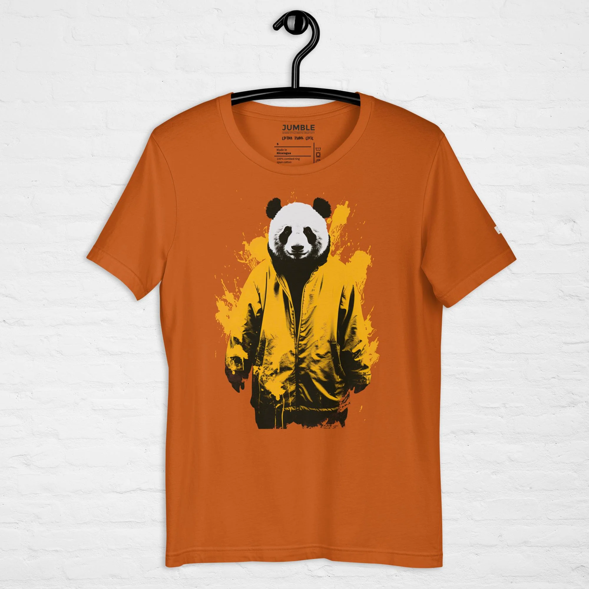 China Punk Chic Modern Regular Fit T-Shirt | Bella+Canvas - Image 3