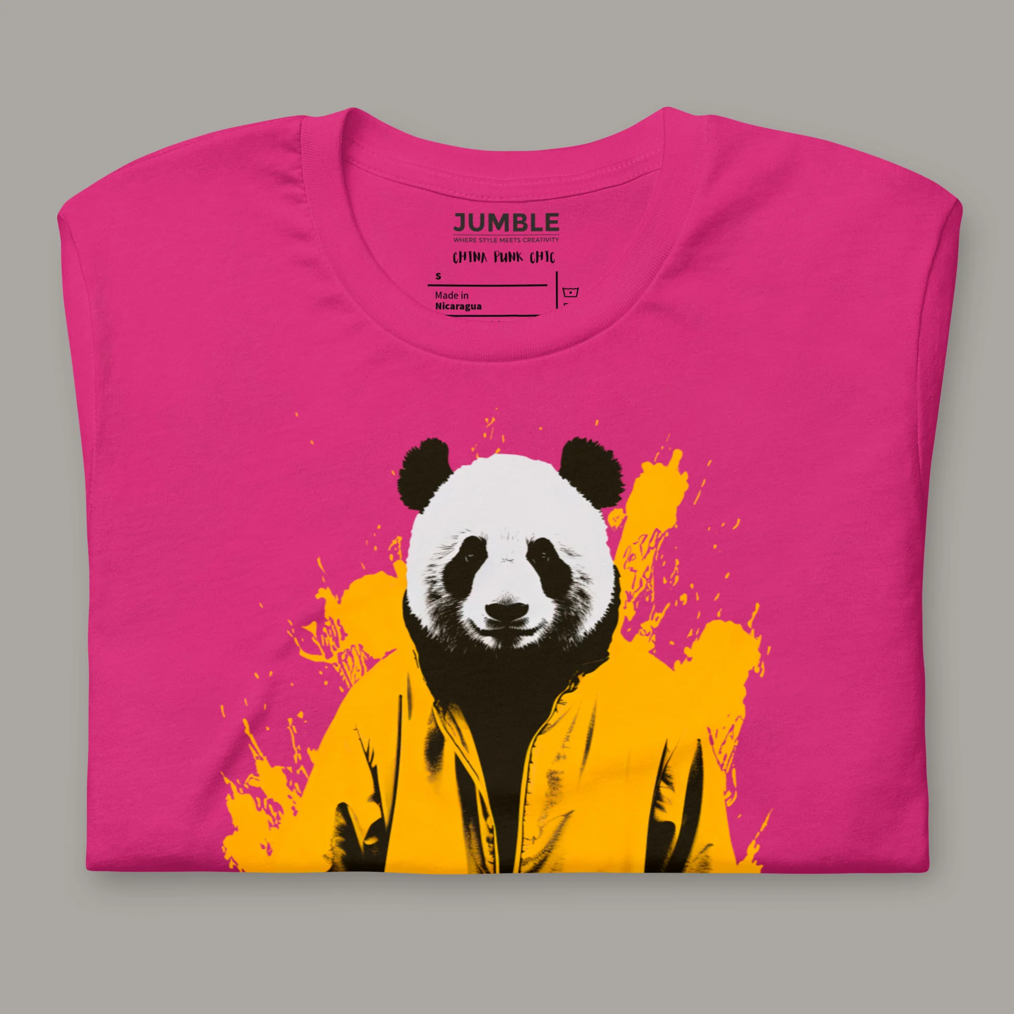 China Punk Chic Modern Regular Fit T-Shirt | Bella+Canvas - Image 4