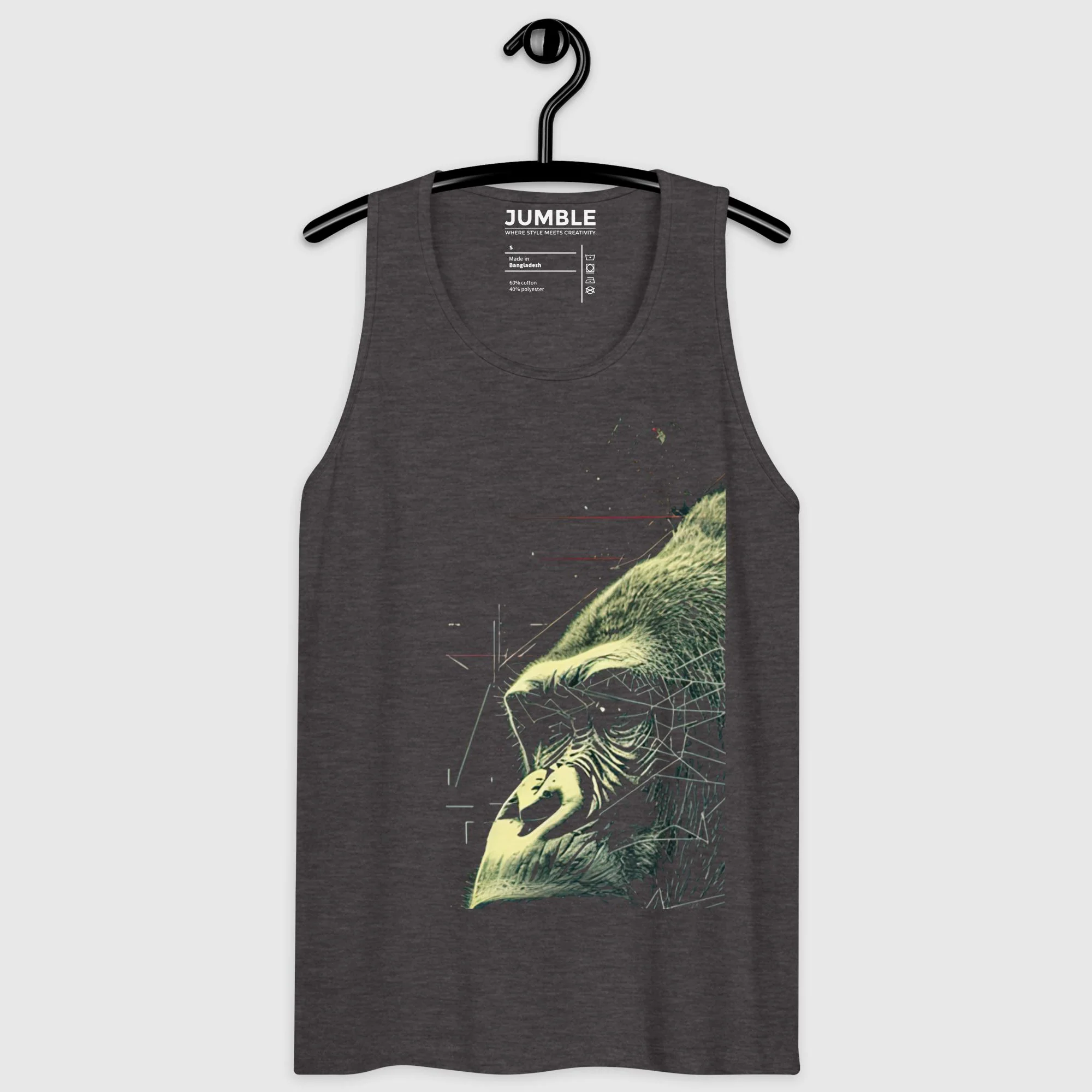 Circuit Ape Men's Premium Tank Top | Cotton Heritage - Image 4