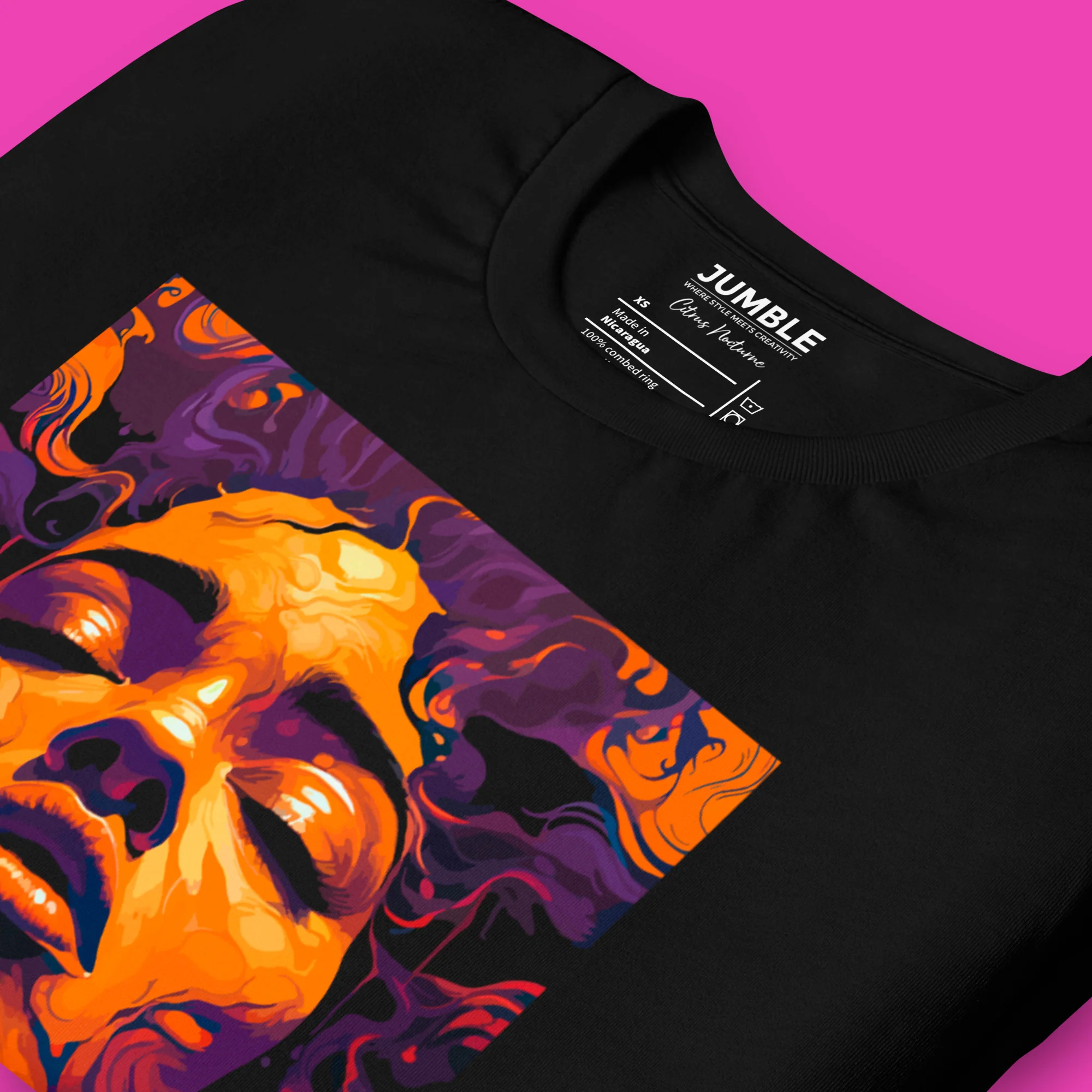 Citrus Nocturne Modern Regular Fit T-Shirt | Bella+Canvas - Image 4