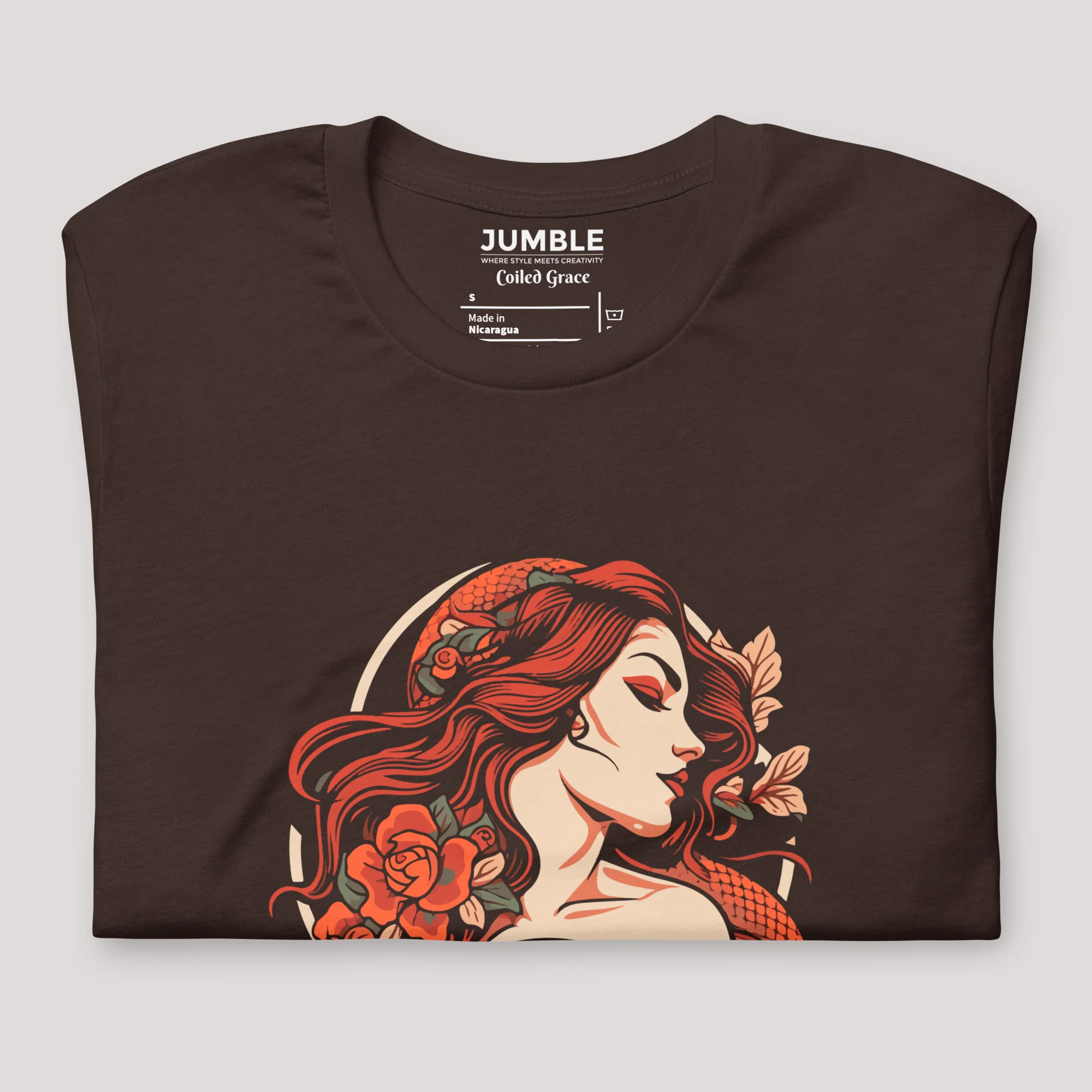Coiled Grace Modern Regular Fit T-Shirt | Bella+Canvas - Image 11