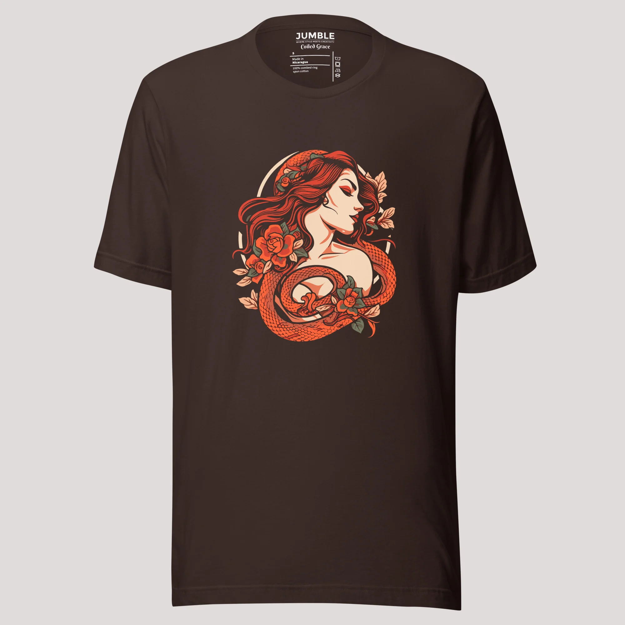 Coiled Grace Modern Regular Fit T-Shirt | Bella+Canvas - Image 15