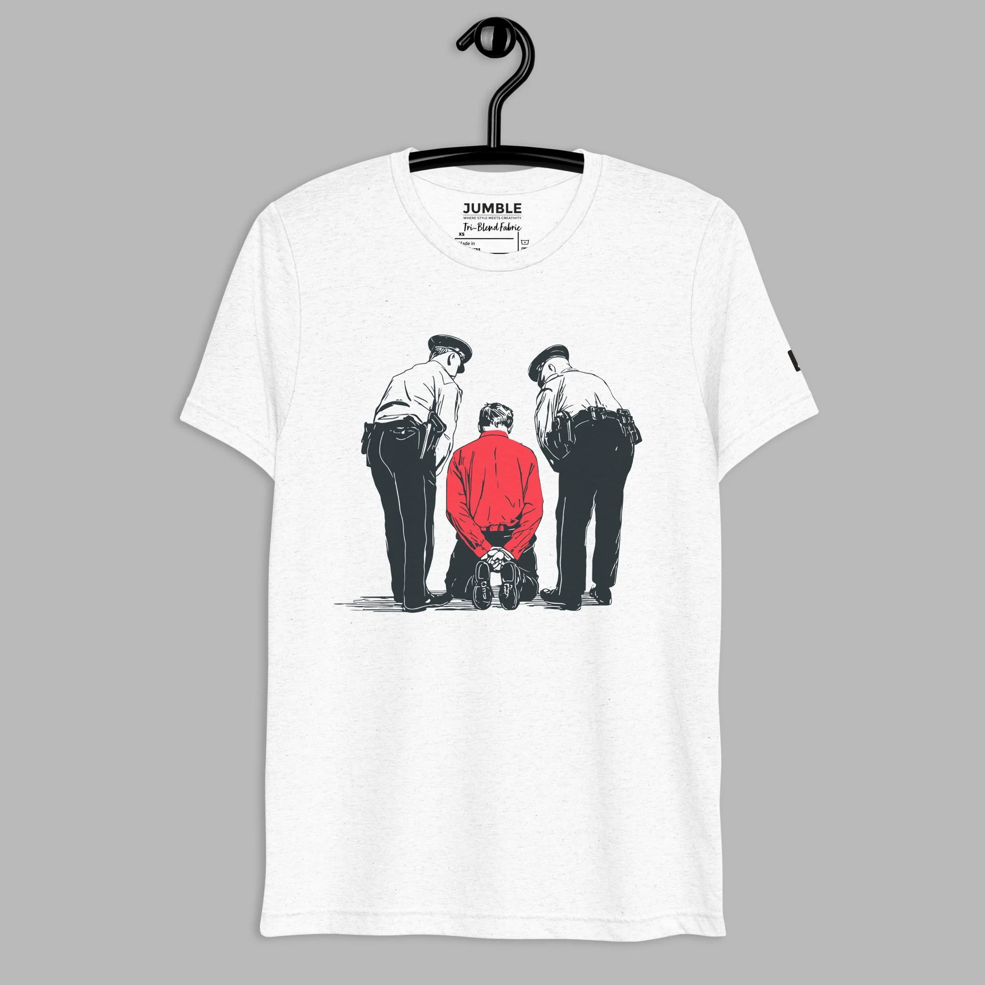 Compliance sleeve vintage T-Shirt | Tri-Blend - Image 4