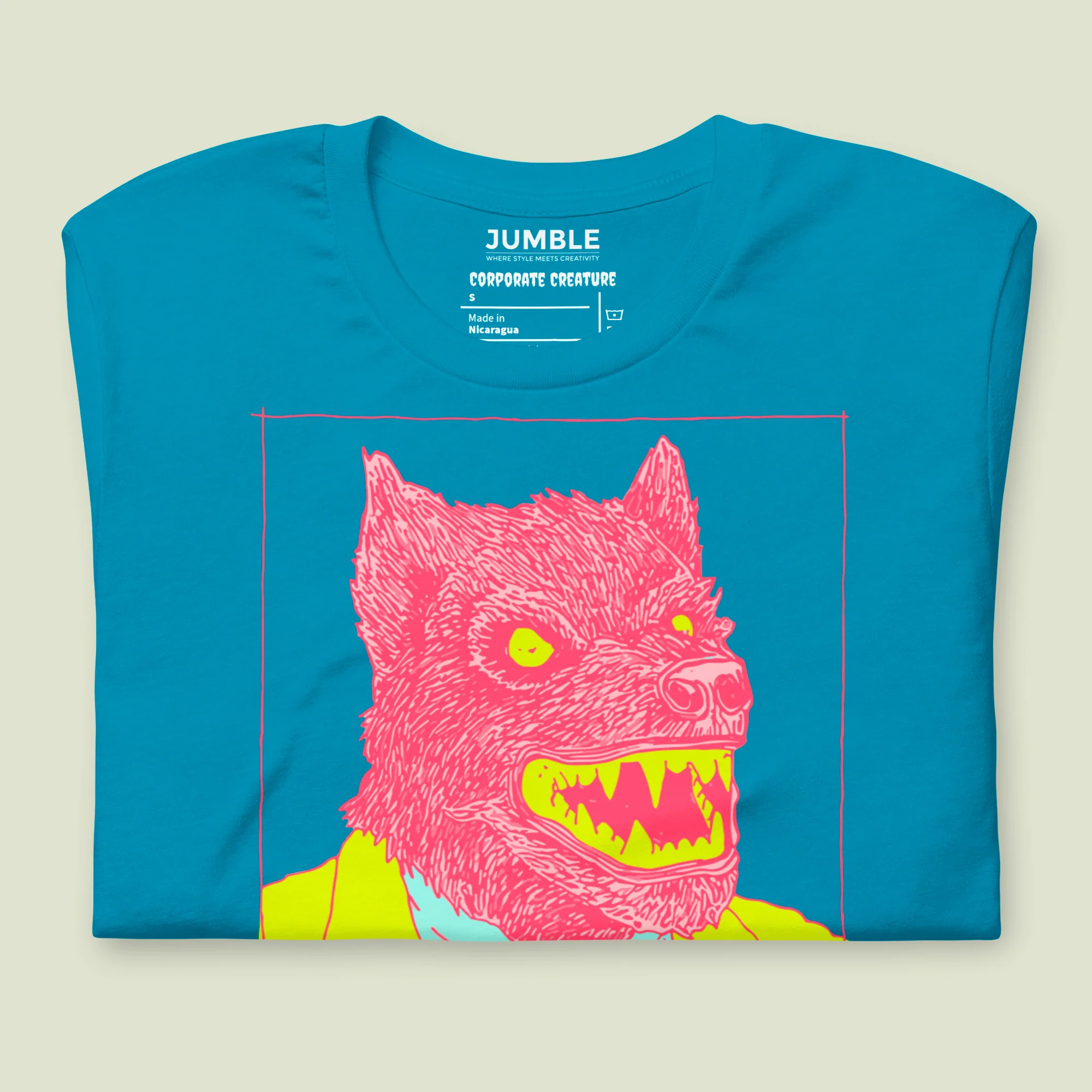 Corporate Creature Modern Regular Fit T-Shirt | Bella+Canvas - Image 2