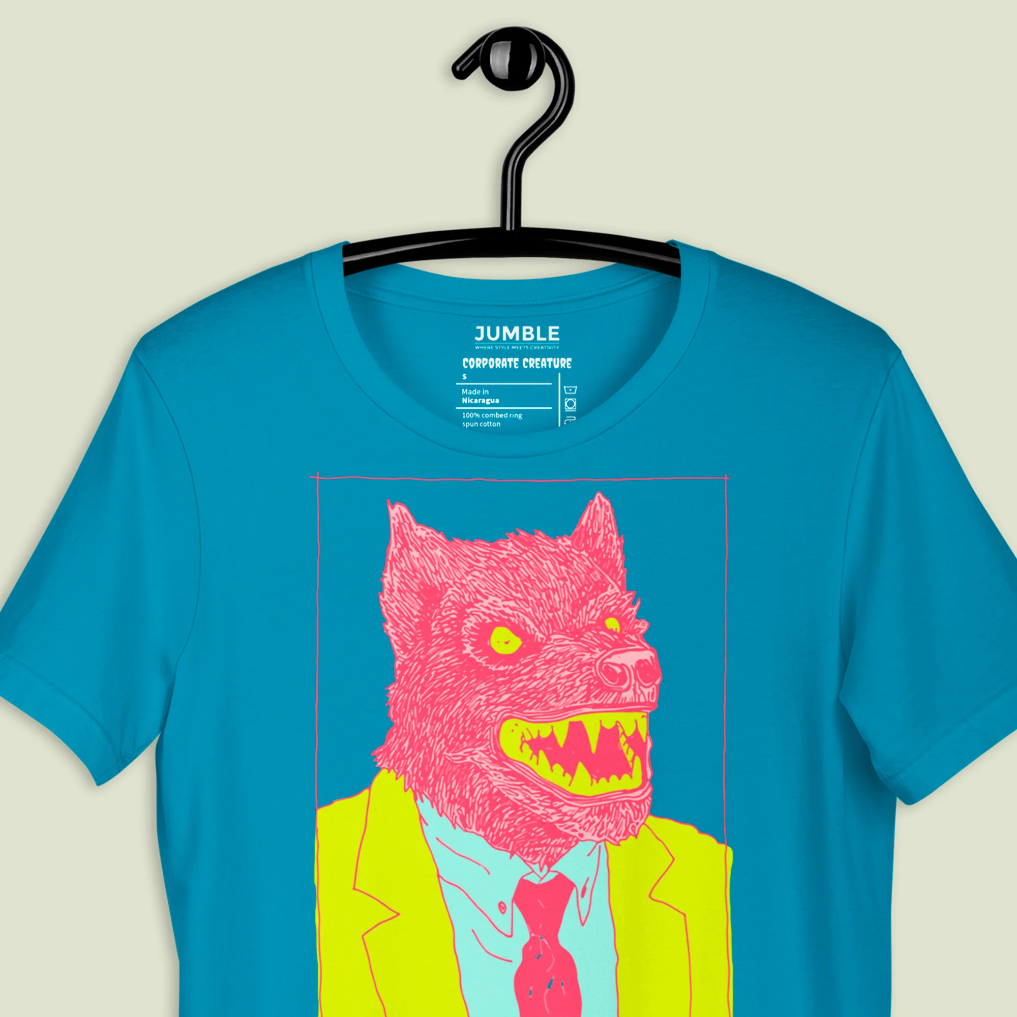 Corporate Creature Modern Regular Fit T-Shirt | Bella+Canvas - Image 3