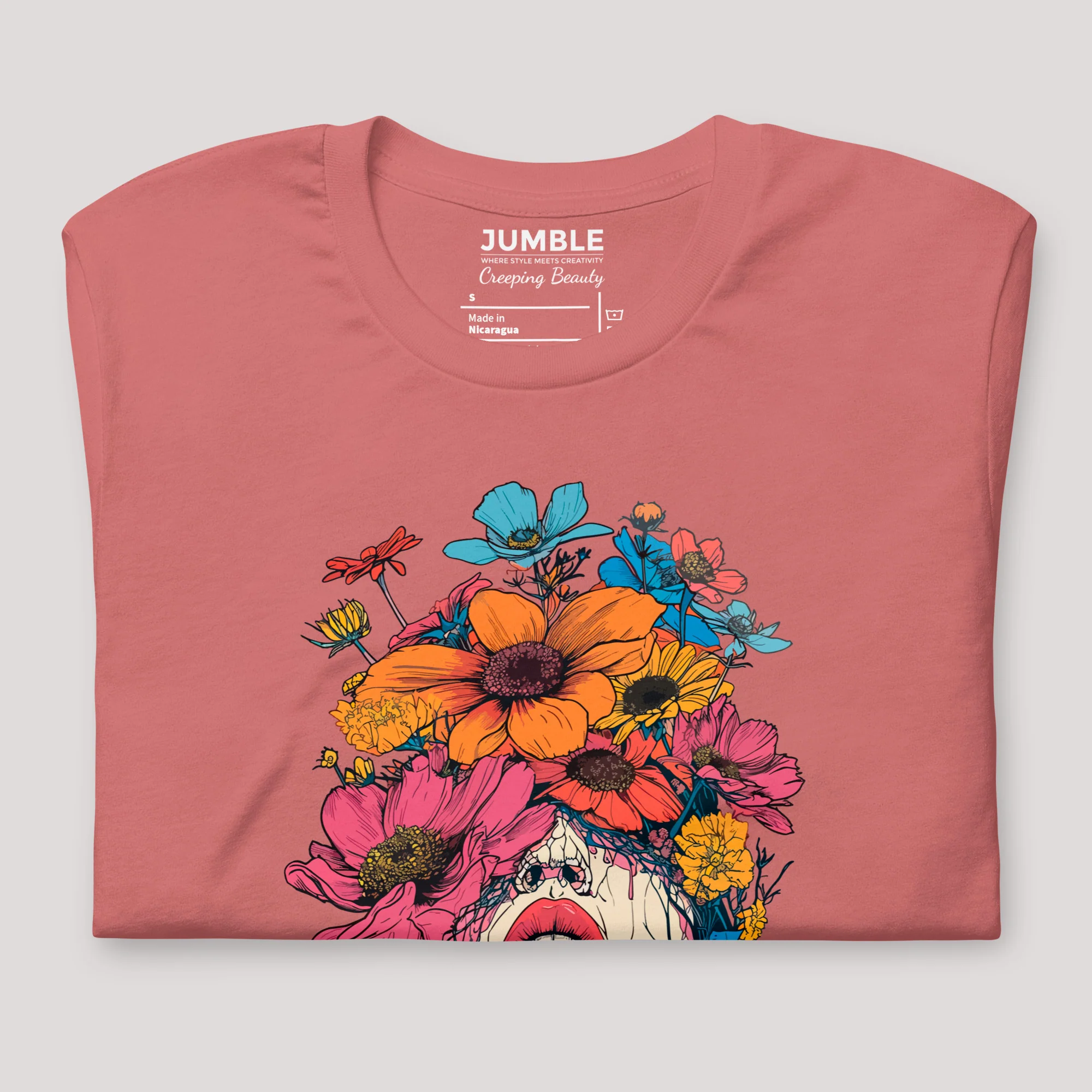Creeping Beauty Modern Regular Fit T-Shirt | Bella+Canvas - Image 10