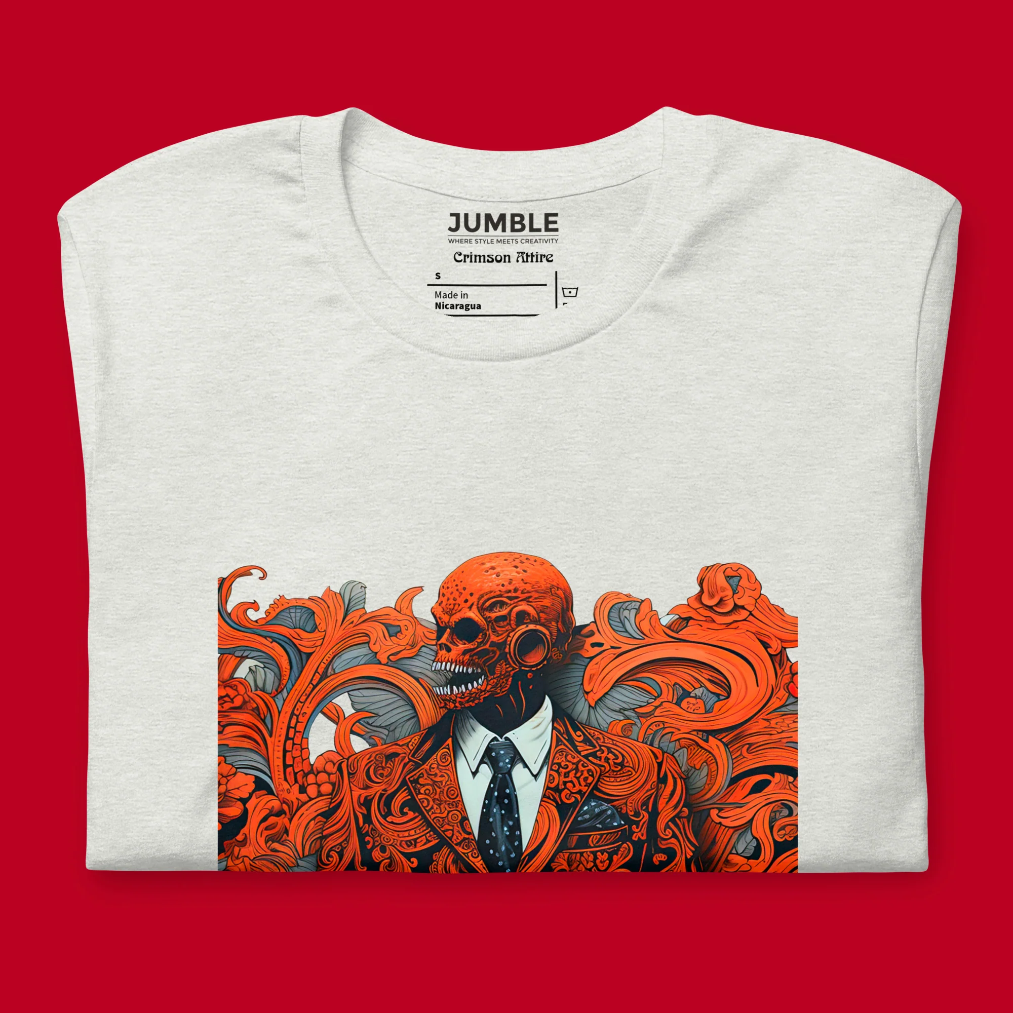 Crimson Attire Modern Regular Fit T-Shirt | Bella+Canvas - Image 4