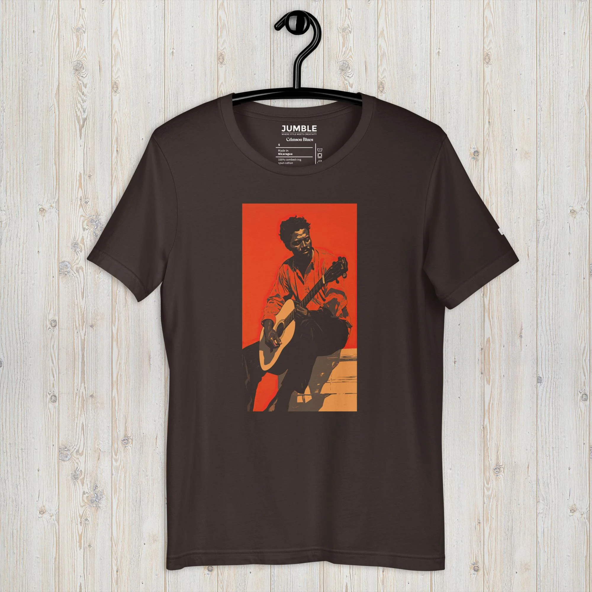 Crimson Blues Modern Regular Fit T-Shirt | Bella+Canvas