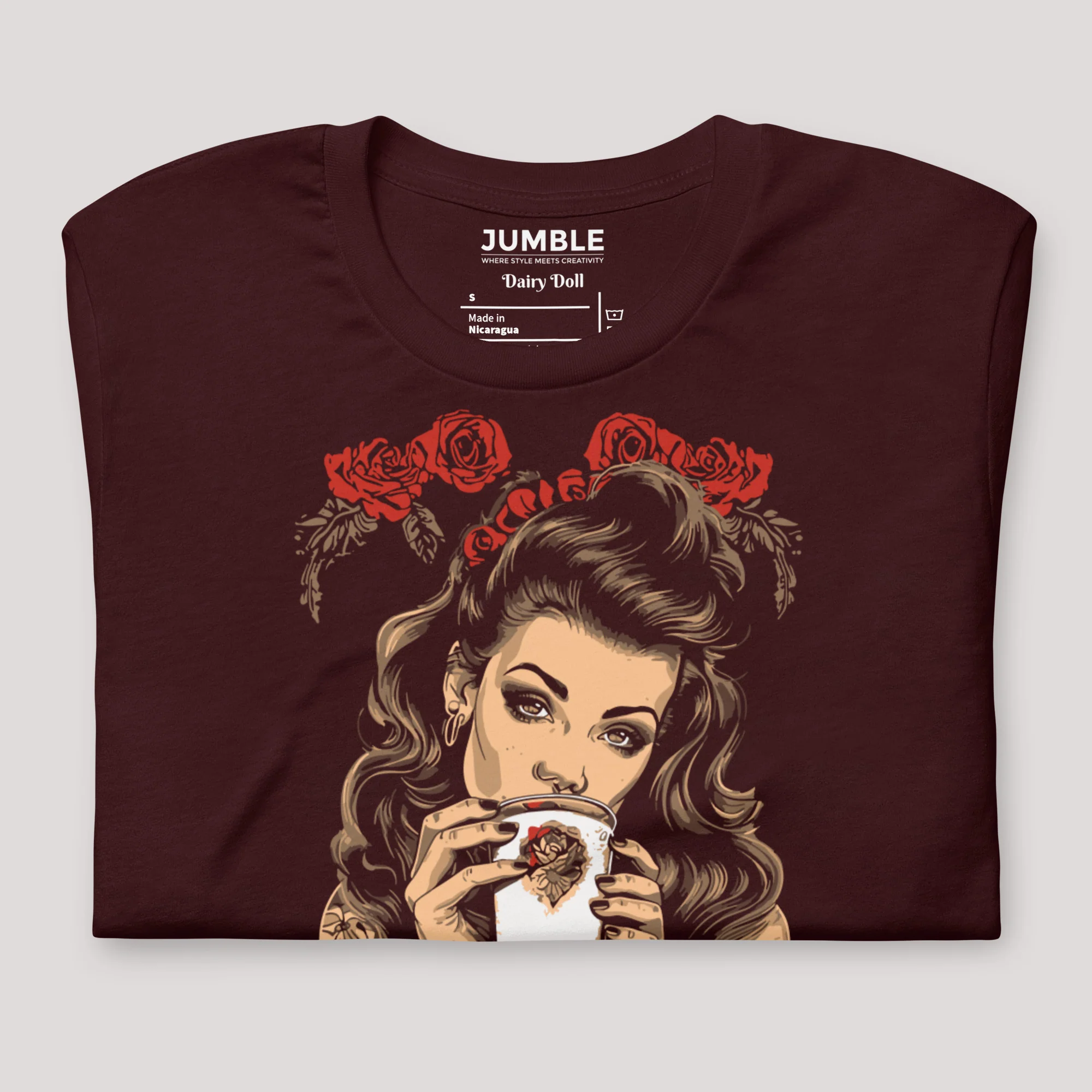 Dairy Doll Modern Regular Fit T-Shirt | Bella+Canvas - Image 5