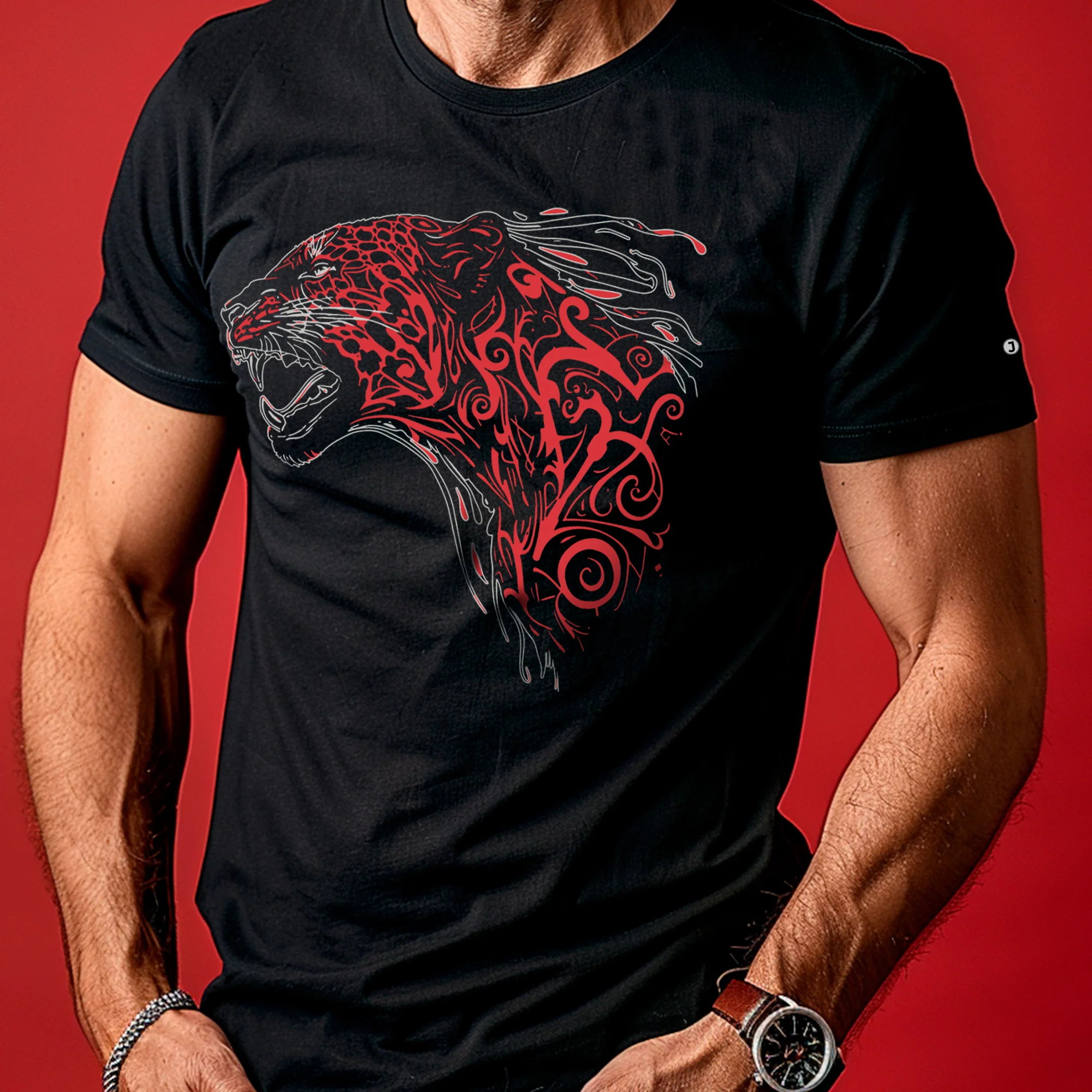 Dark Flame Premium Organic Cotton Medium Fit T-Shirt | Stanley/Stella - Image 2