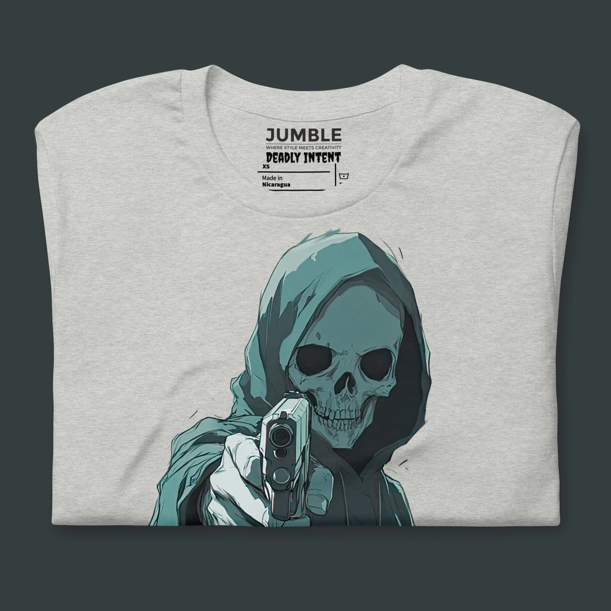 Deadly Intent Modern Regular Fit T-Shirt | Bella+Canvas - Image 4