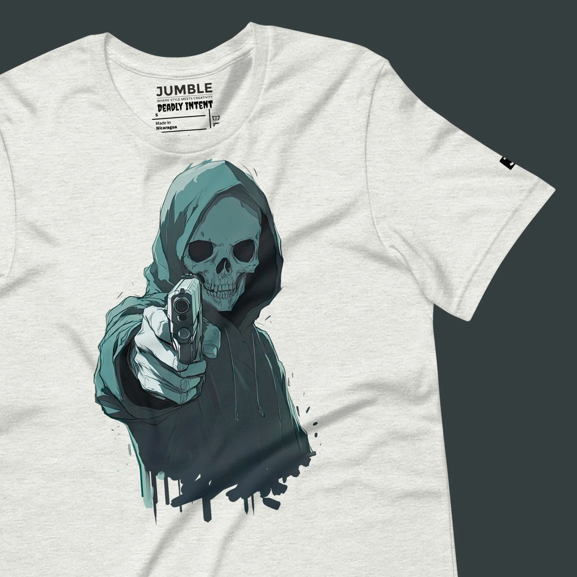 Deadly Intent Modern Regular Fit T-Shirt | Bella+Canvas - Image 9