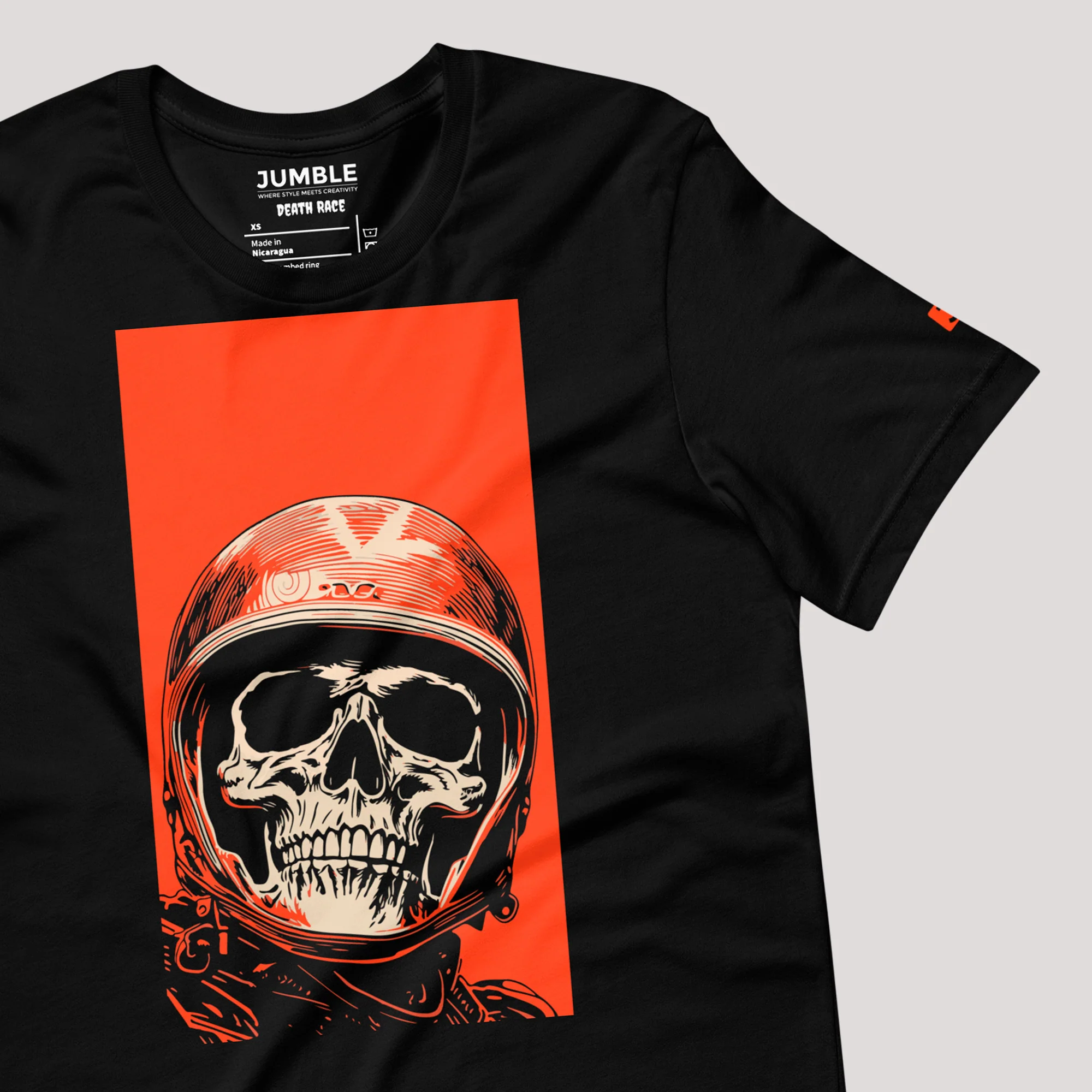 Death Race Modern Regular Fit T-Shirt | Bella+Canvas - Image 3
