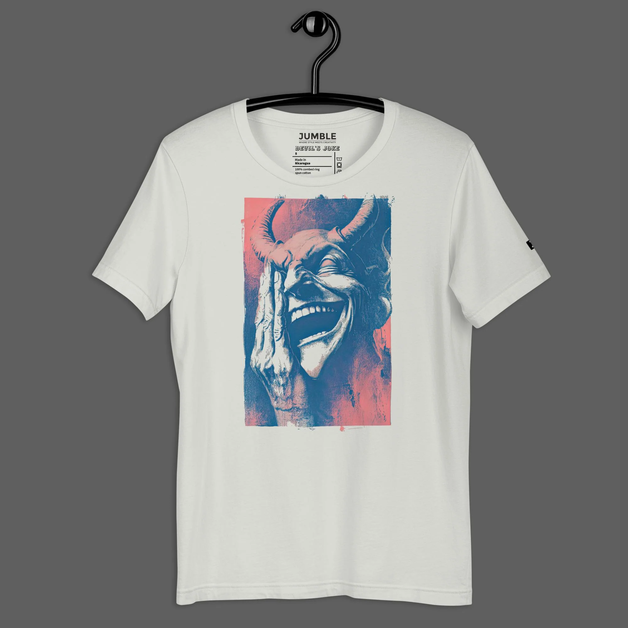 Devil's Joke Modern Regular Fit T-Shirt | Bella+Canvas