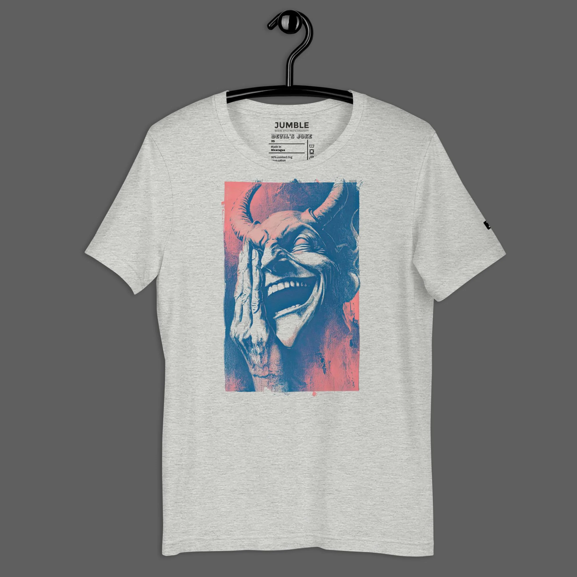 Devil's Joke Modern Regular Fit T-Shirt | Bella+Canvas - Image 3