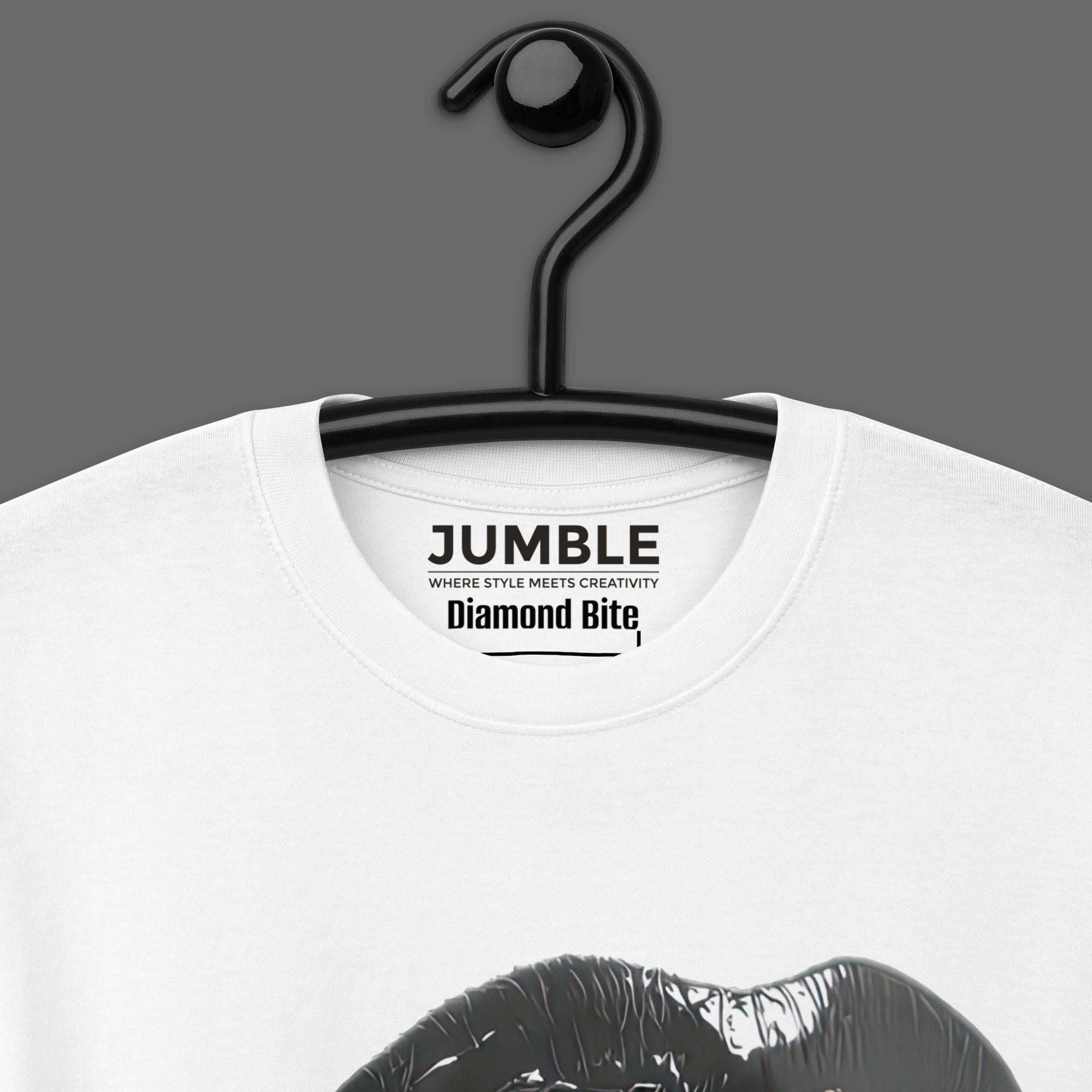 Diamond Bite Men's Premium Heavyweight T-Shirt | Cotton Heritage - Image 3