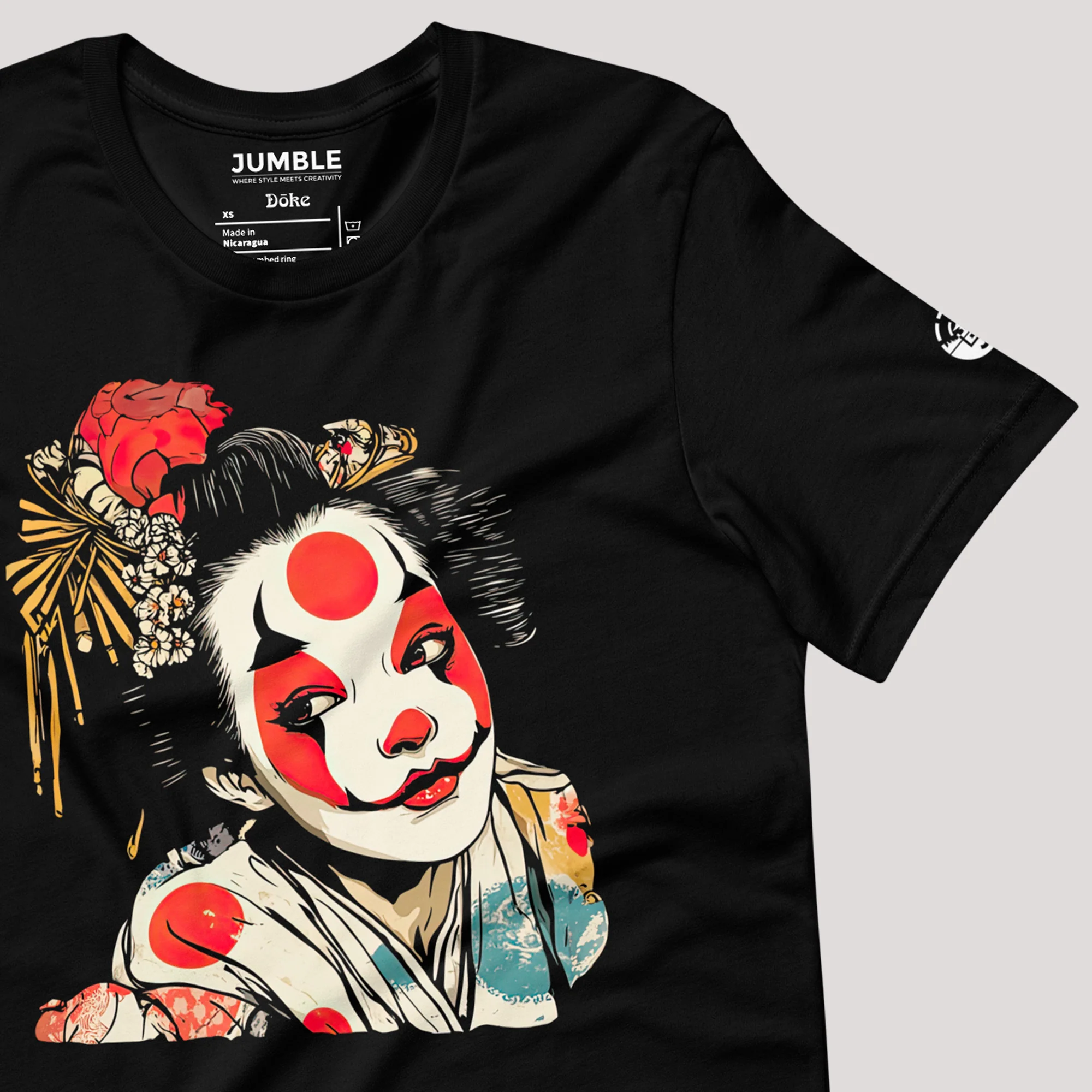 Dōke (道化 )Modern Regular Fit T-Shirt | Bella+Canvas - Image 3