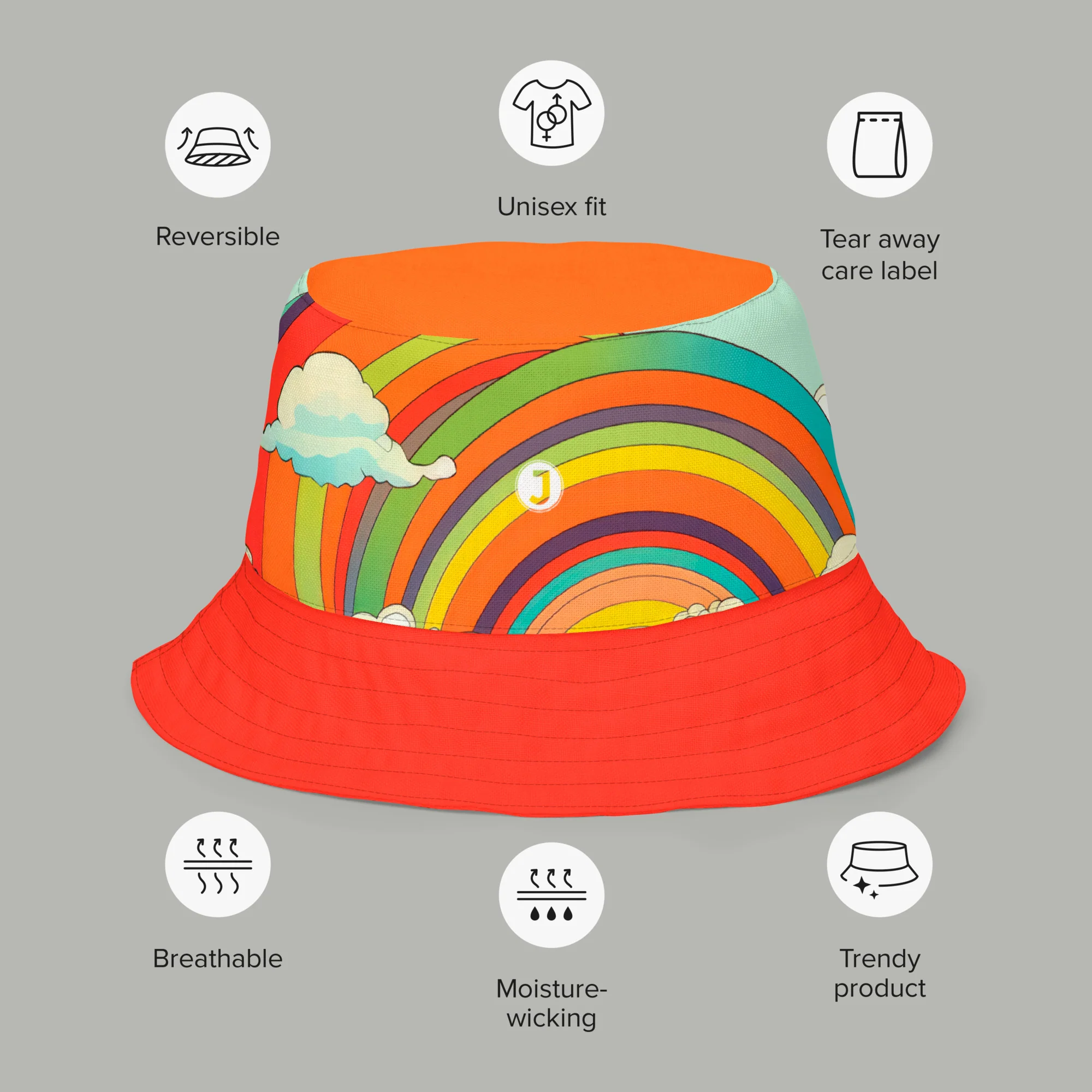 Double Drop Reversible bucket hat - Image 7